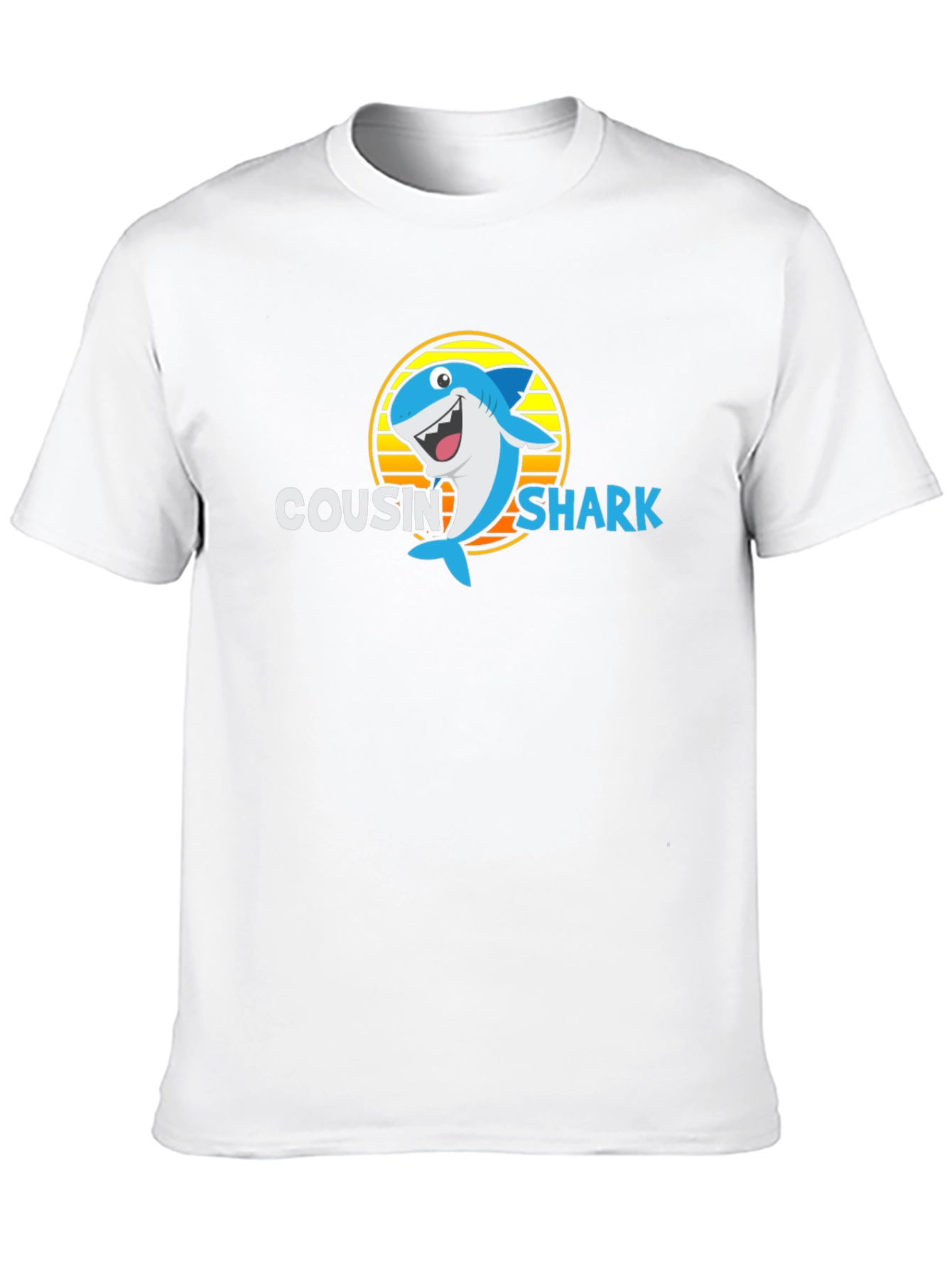 Cousin Shark Graphic Tee - Family Matching T-Shirt