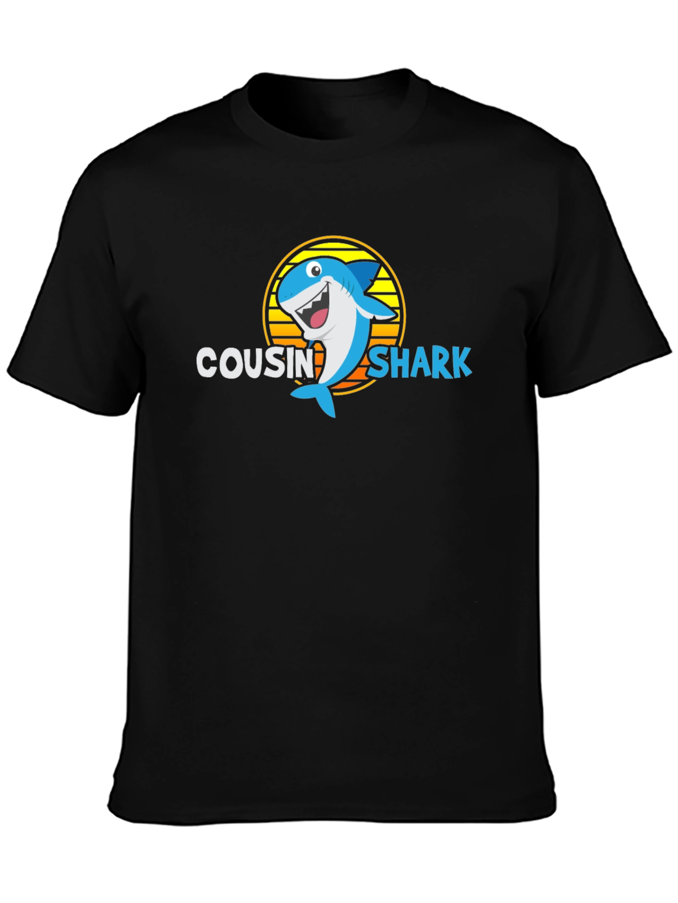 Cousin Shark Graphic Tee - Family Matching T-Shirt