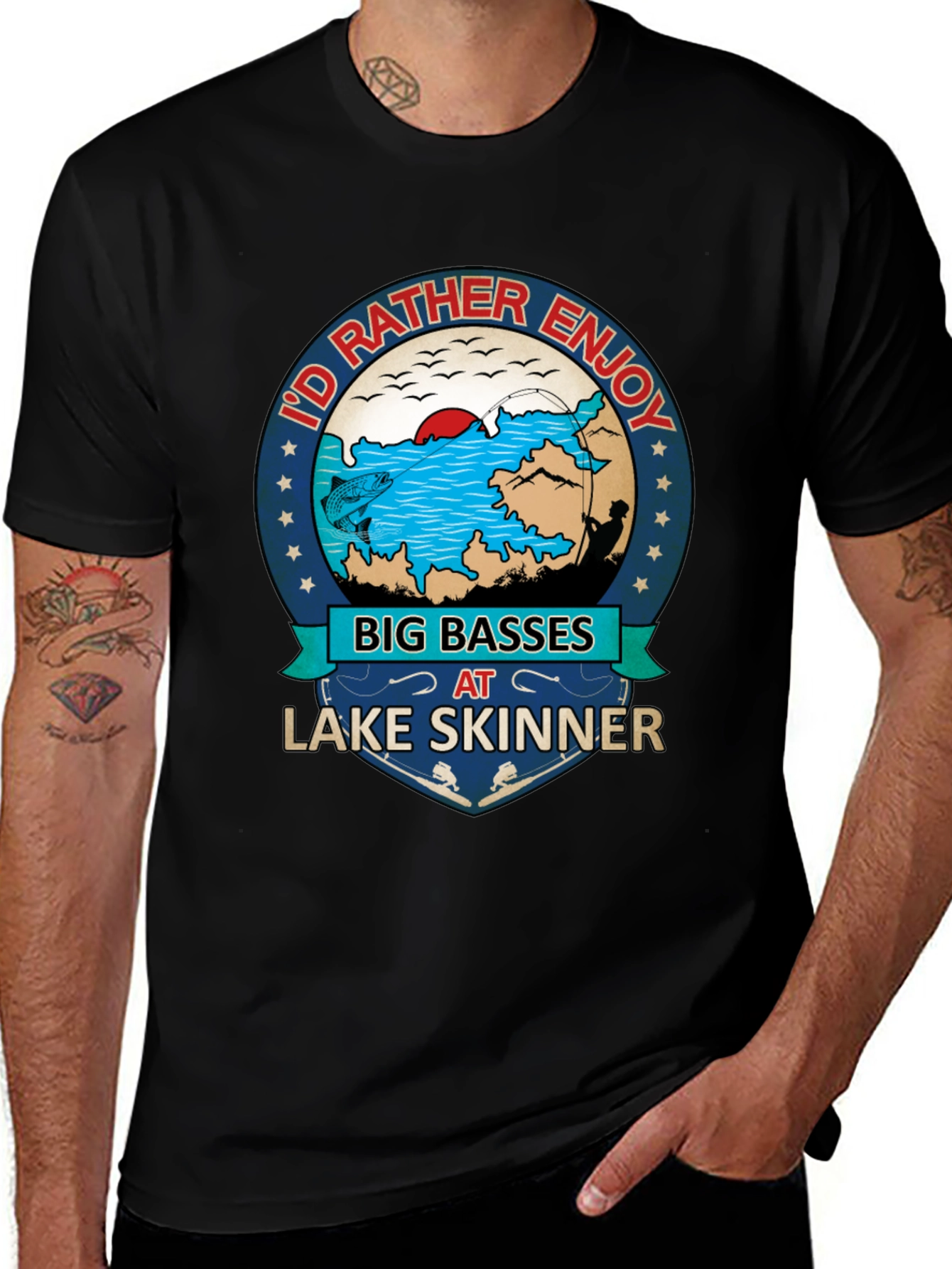 Lake Skinner Fishing T-Shirt
