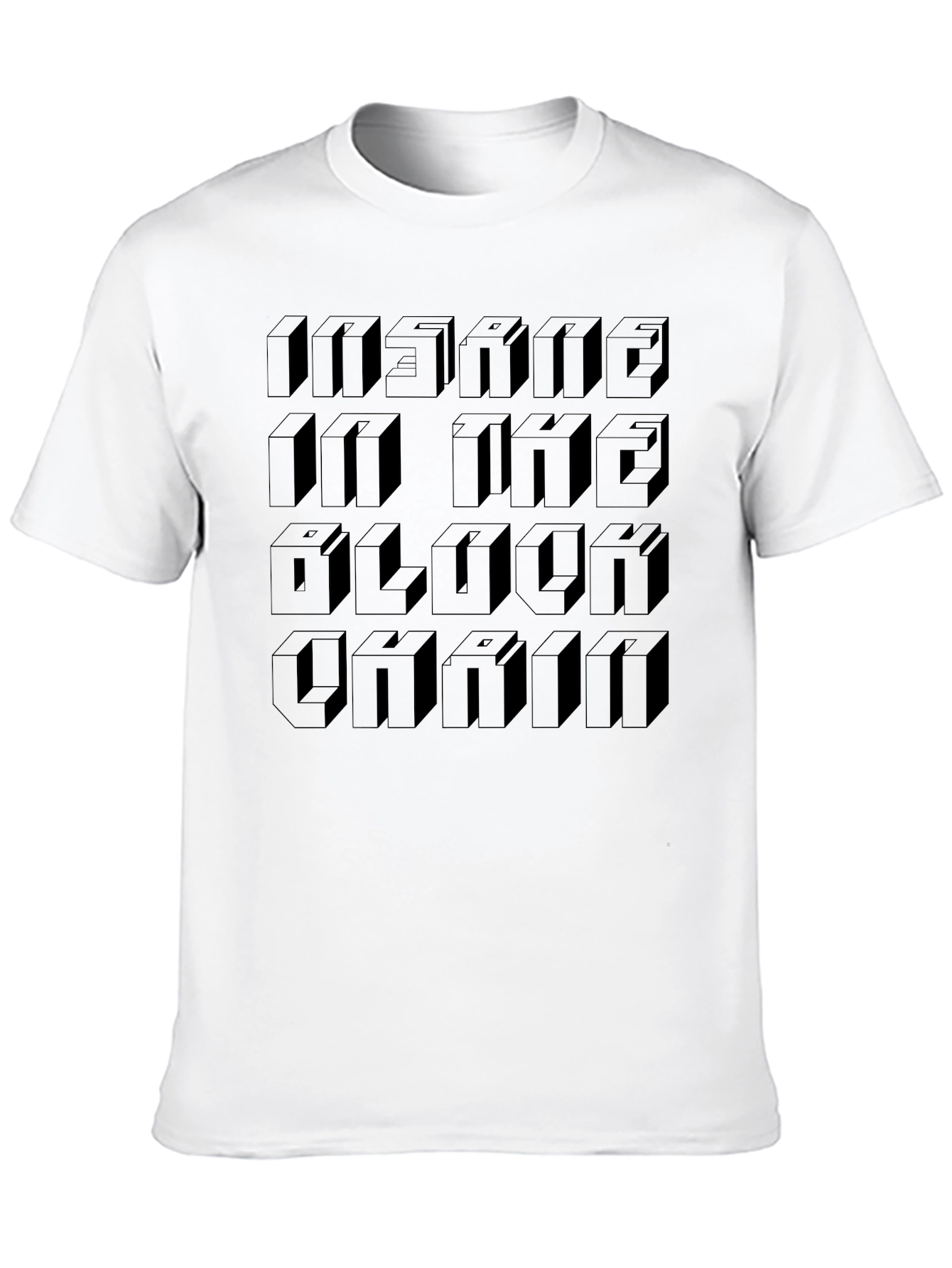 Insane in the Block Chain Graphic Tee