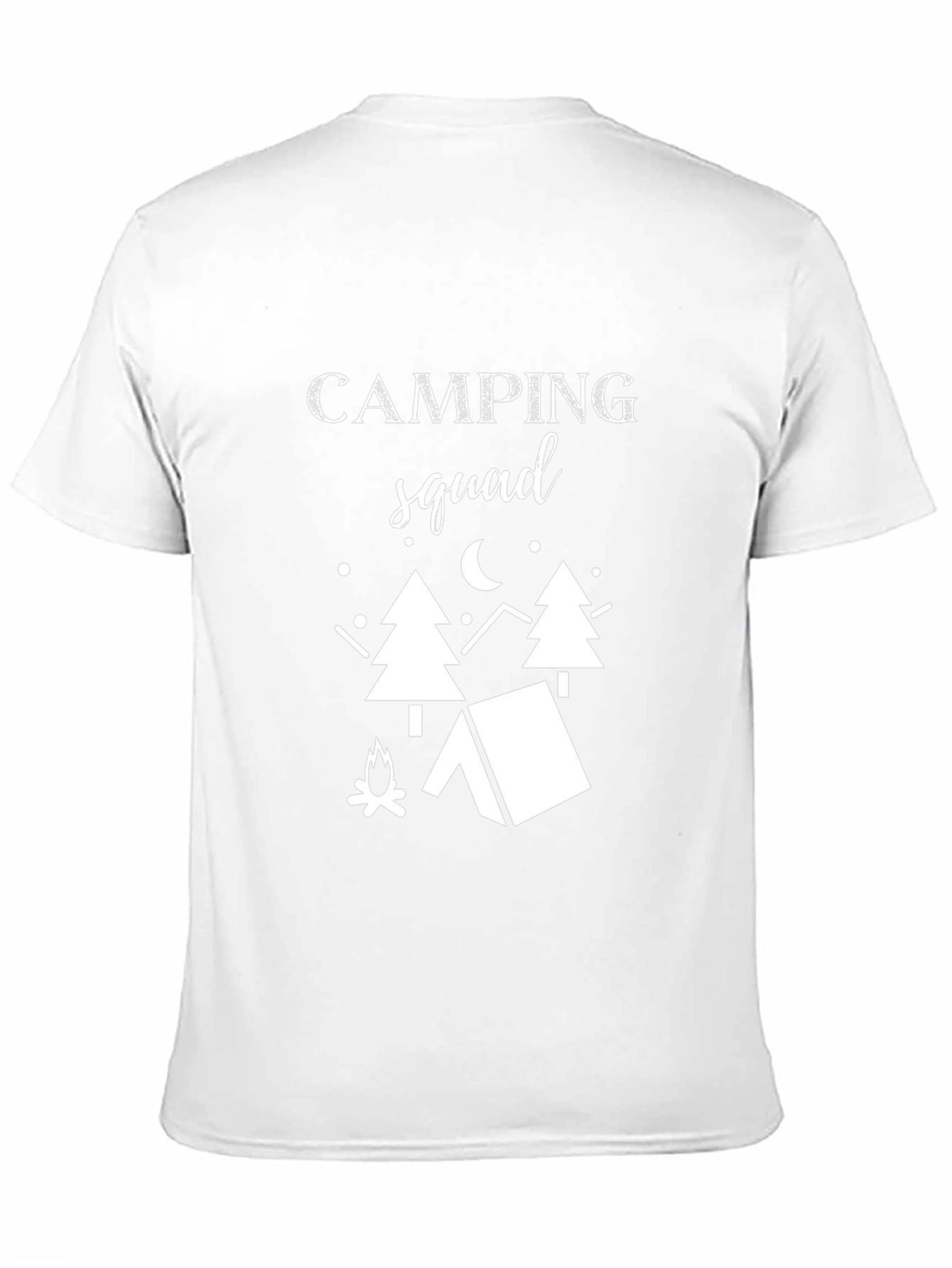Camping Squad Graphic Tee - Black Unisex T-Shirt