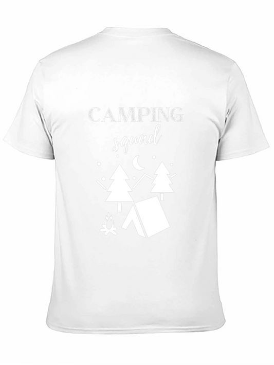 Camping Squad Graphic Tee - Black Unisex T-Shirt
