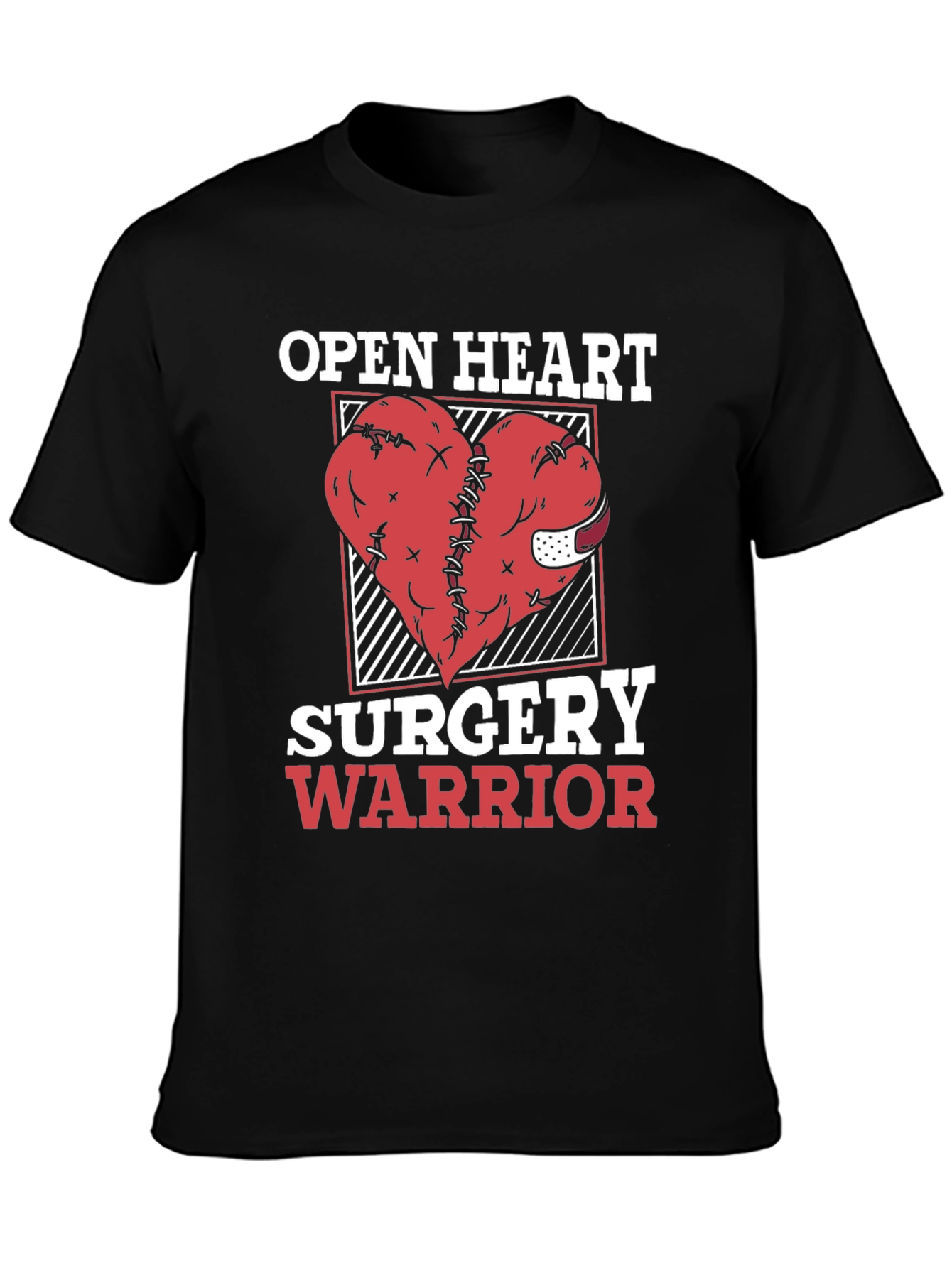 Open Heart Surgery Warrior Graphic Tee