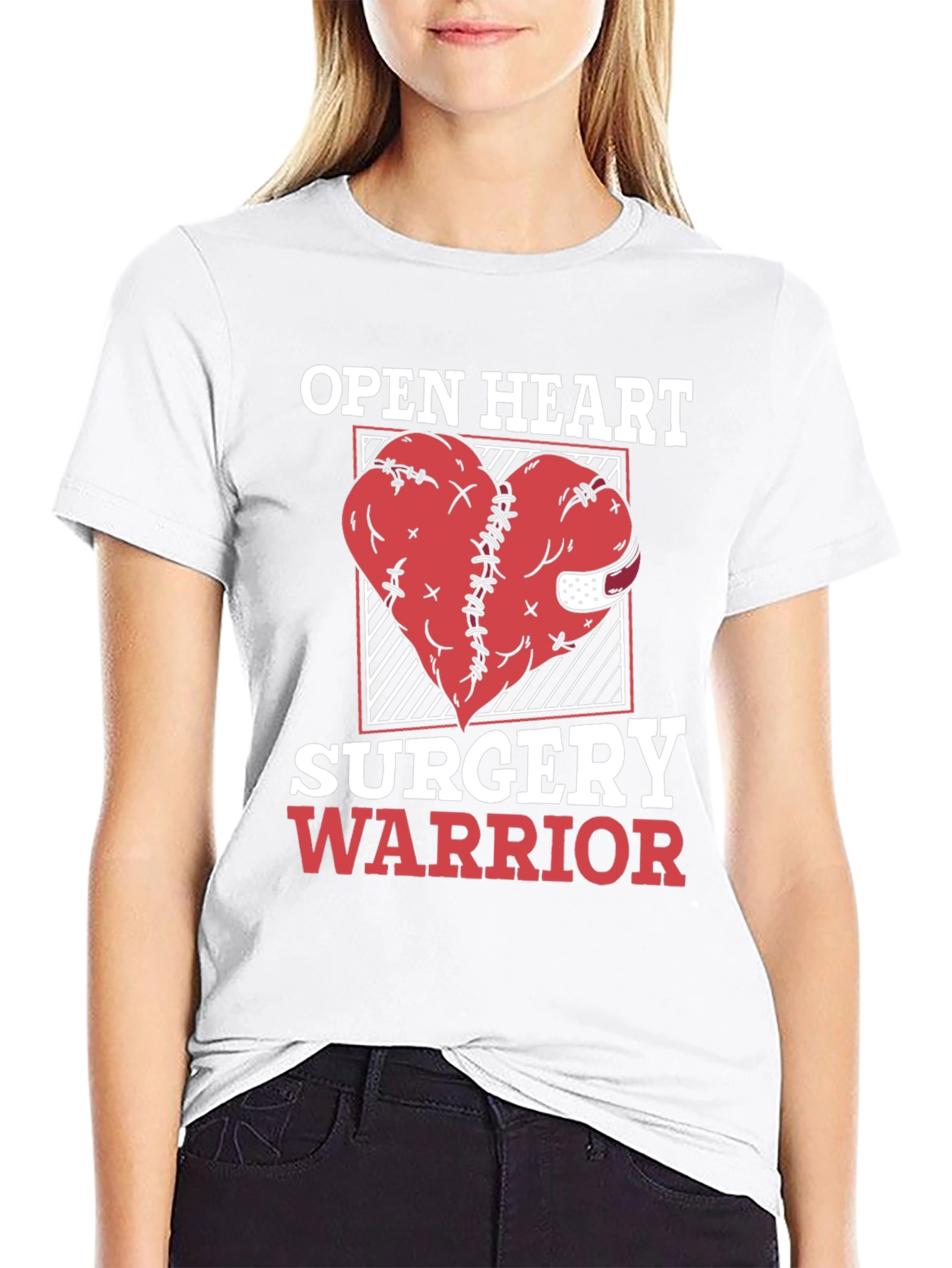 Open Heart Surgery Warrior Graphic Tee