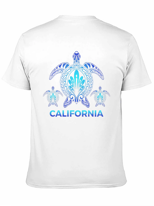 California Sea Turtle Graphic T-Shirt