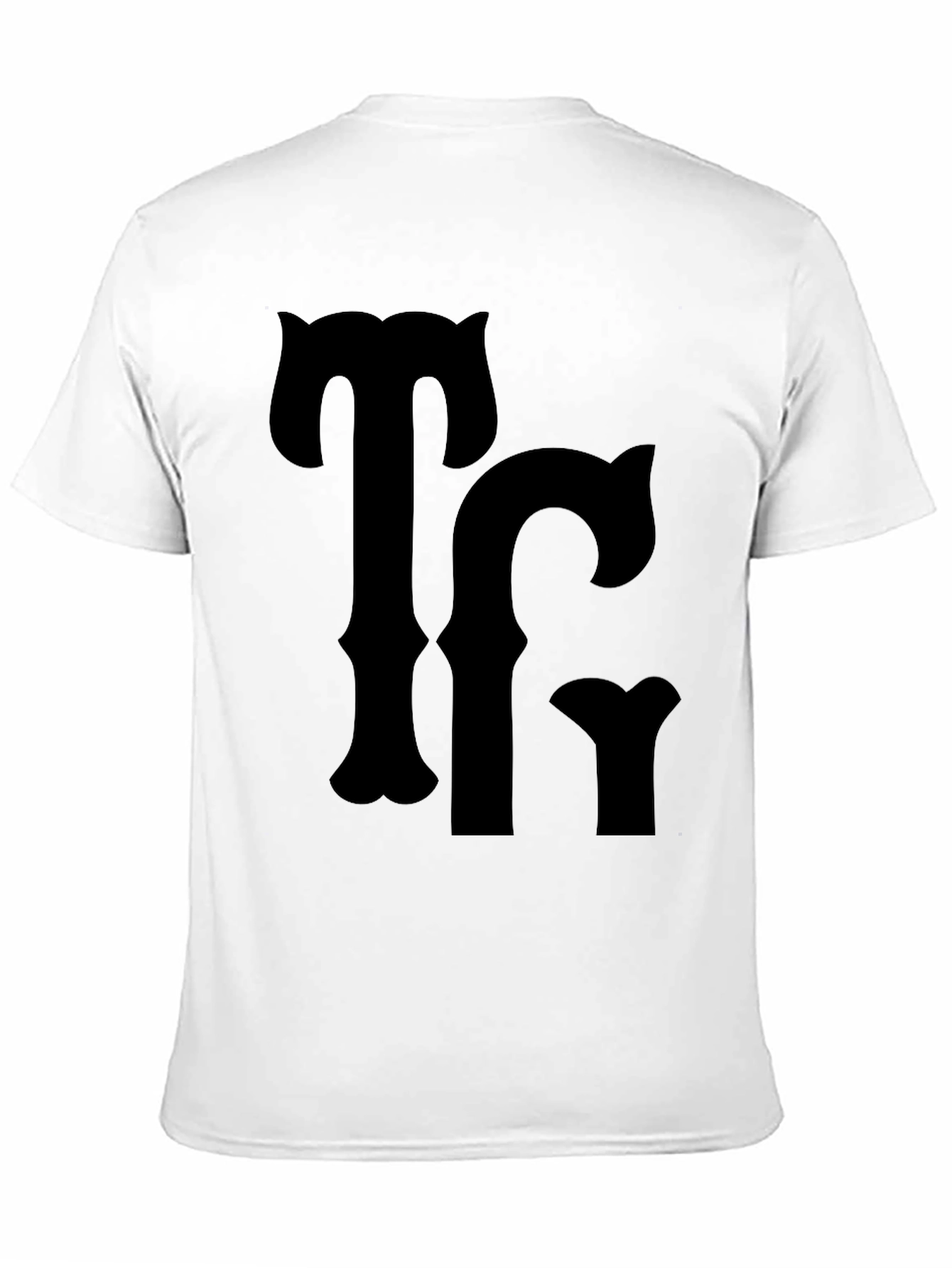 Bold Black T-Shirt with TC Graphic