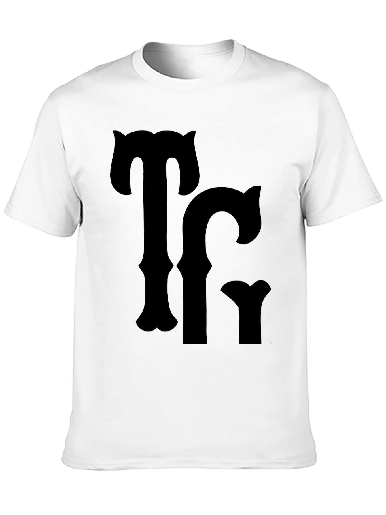 Bold Black T-Shirt with TC Graphic