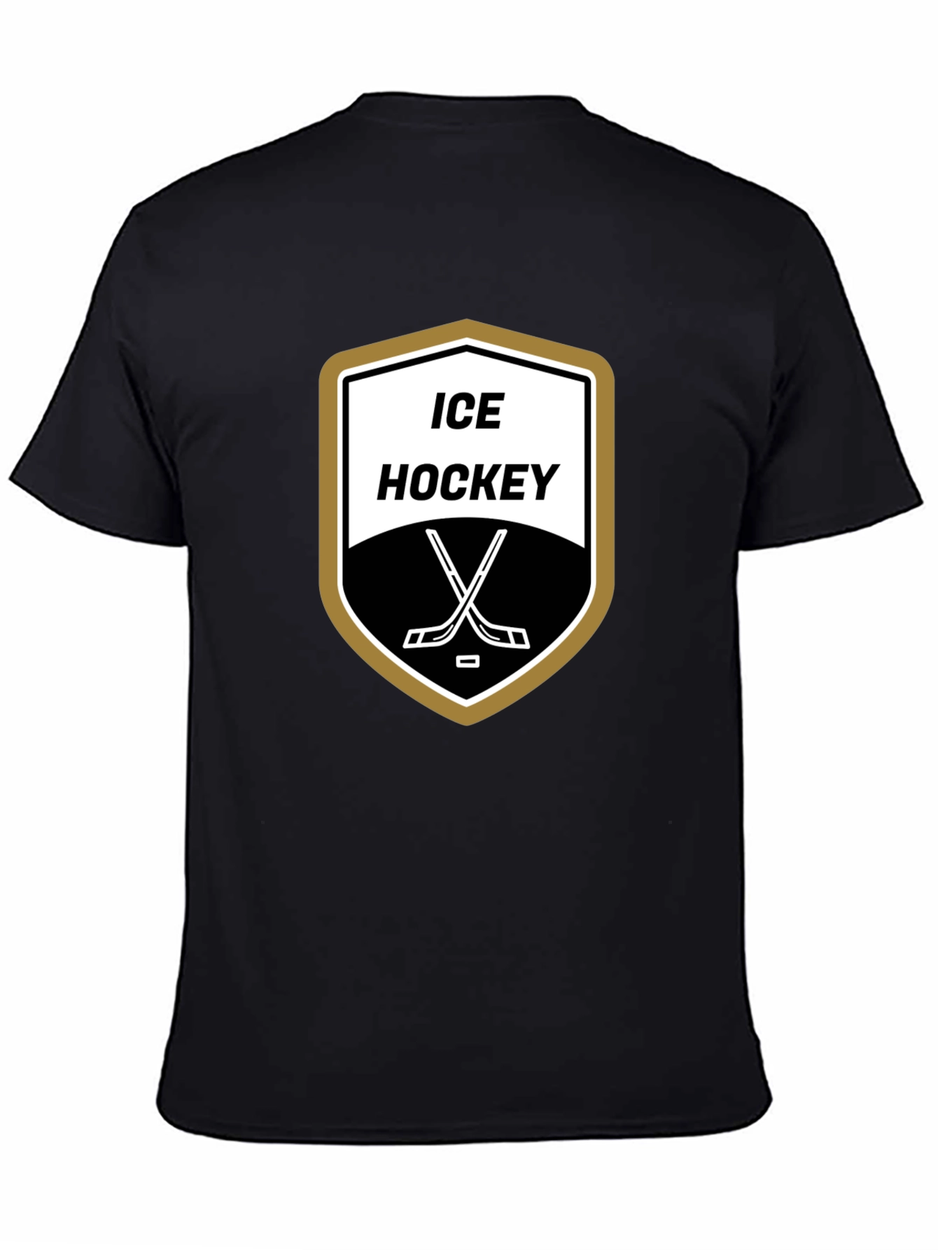 Ice Hockey T-Shirt - Classic Shield Design