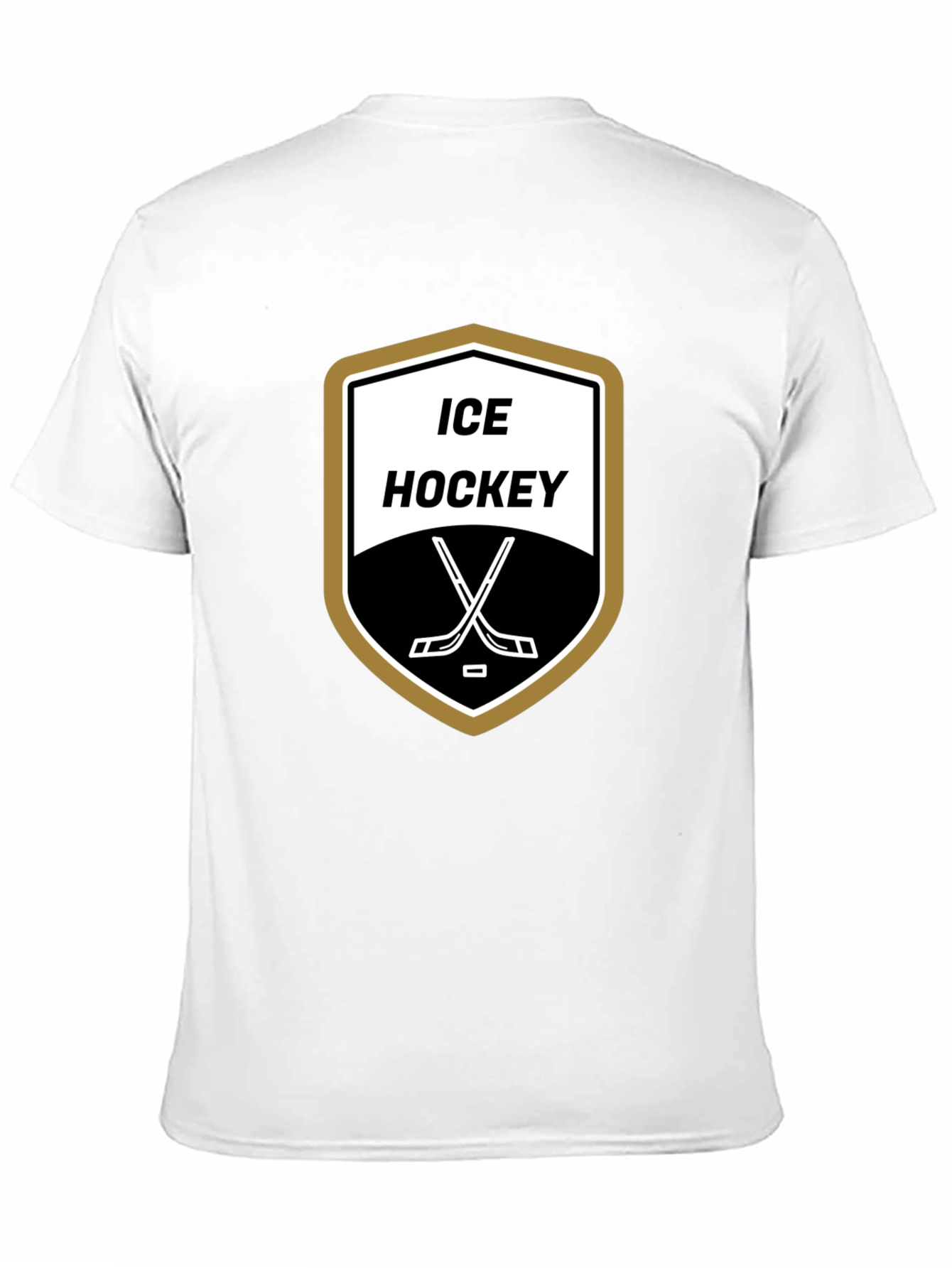 Ice Hockey T-Shirt - Classic Shield Design