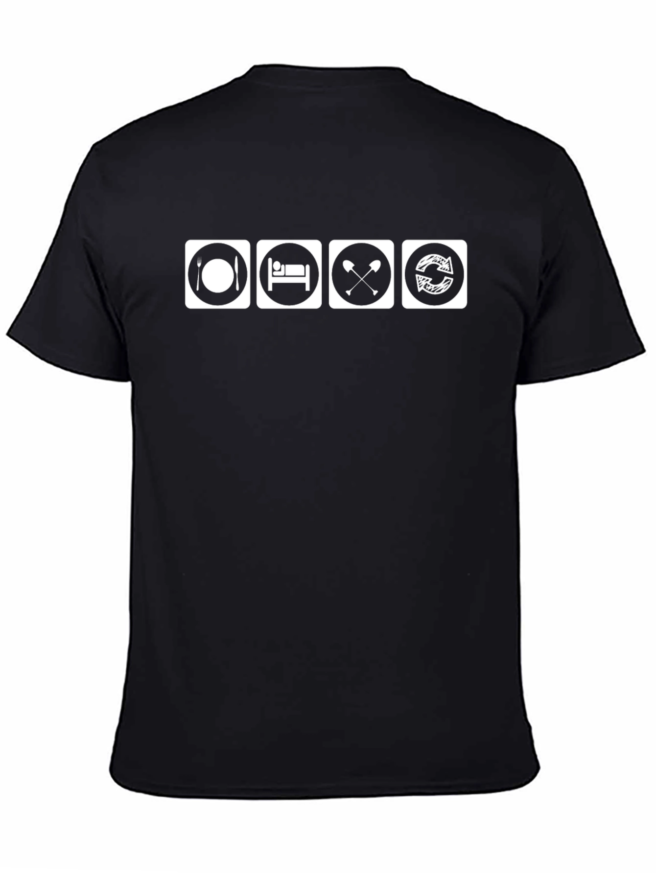 Eat Sleep Dig Repeat Black T-Shirt