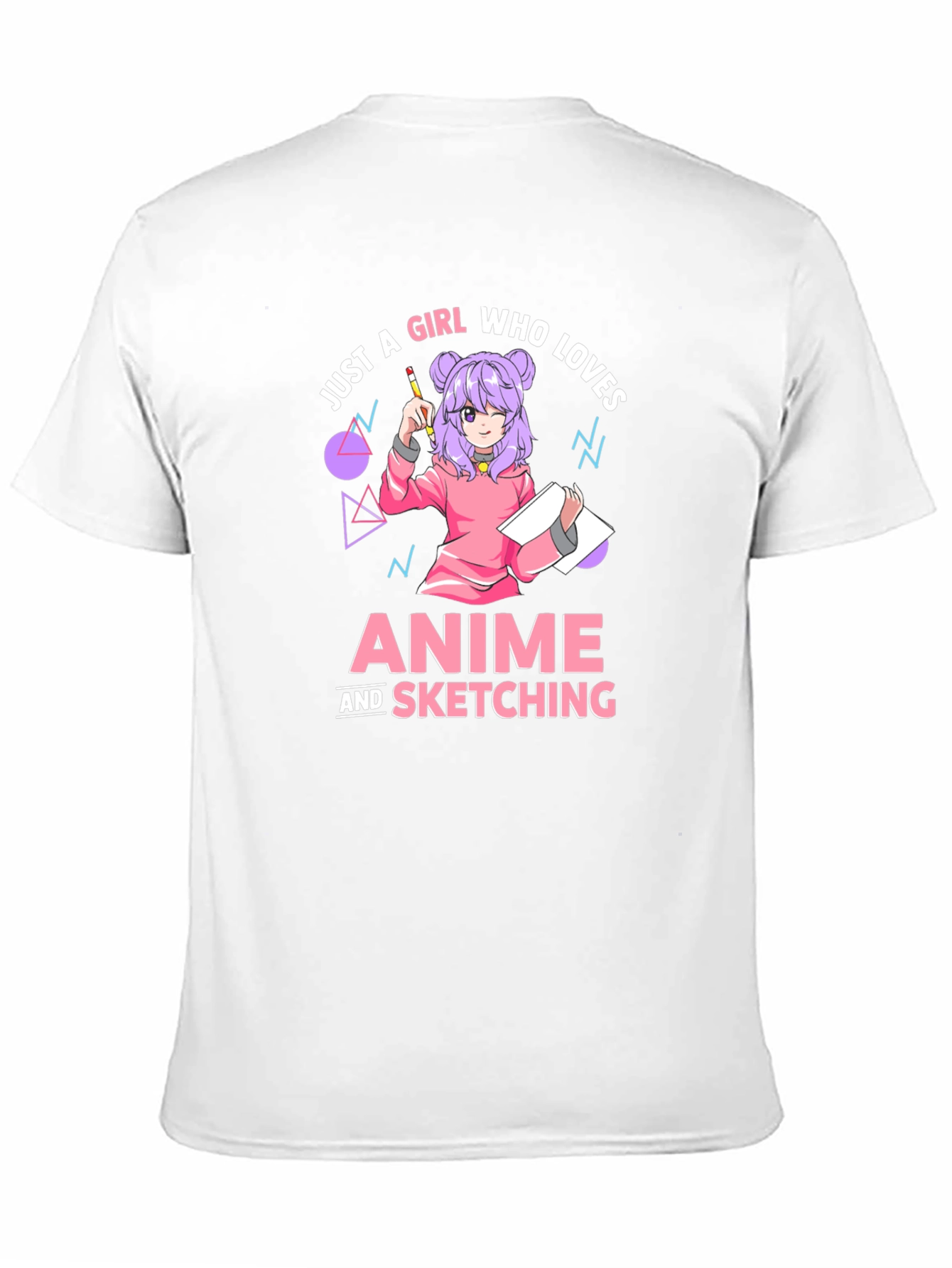 Anime and Sketching Girl T-Shirt