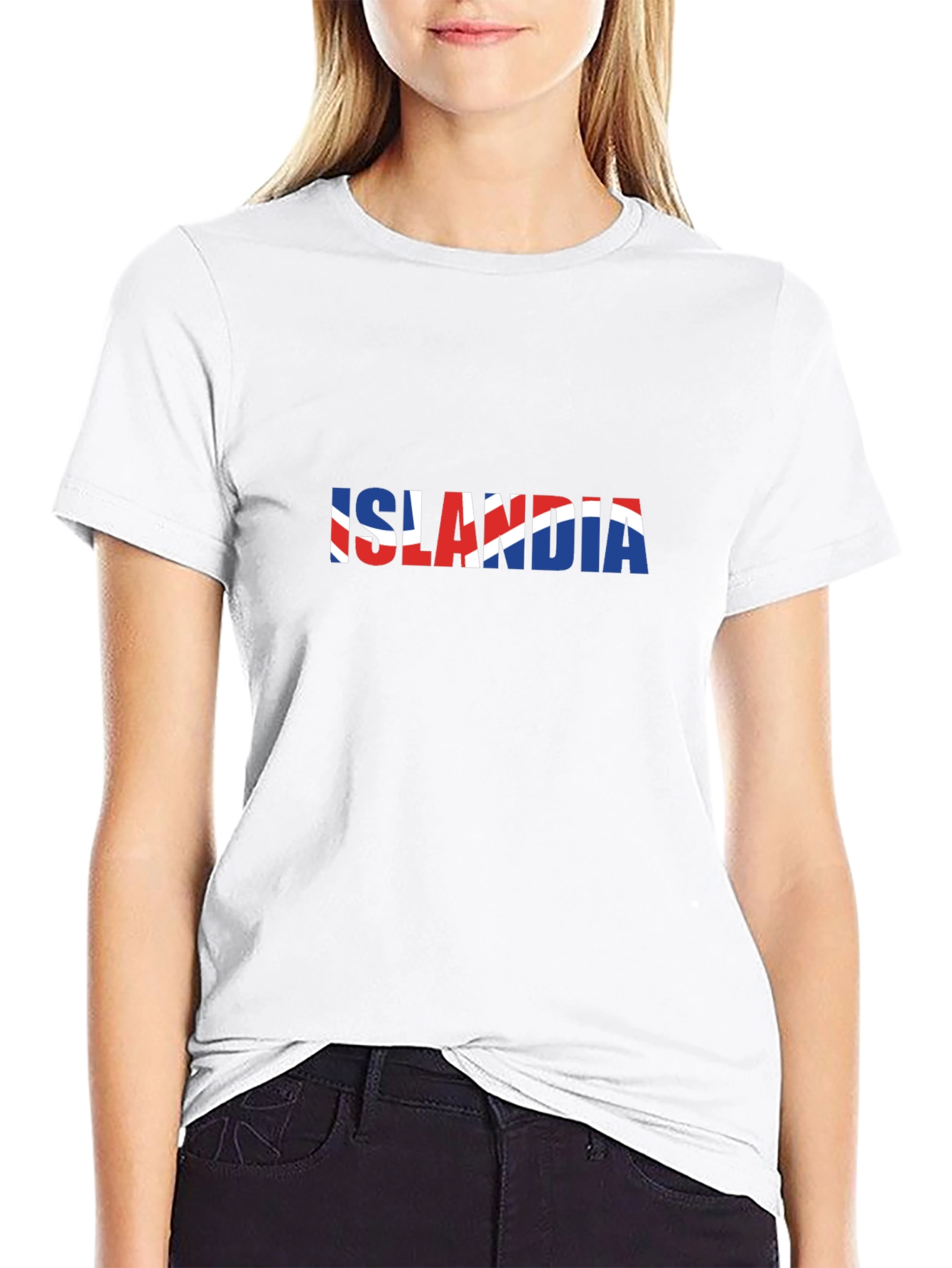 Iceland Flag ISL ISI ÍSLAND Mens T-Shirt