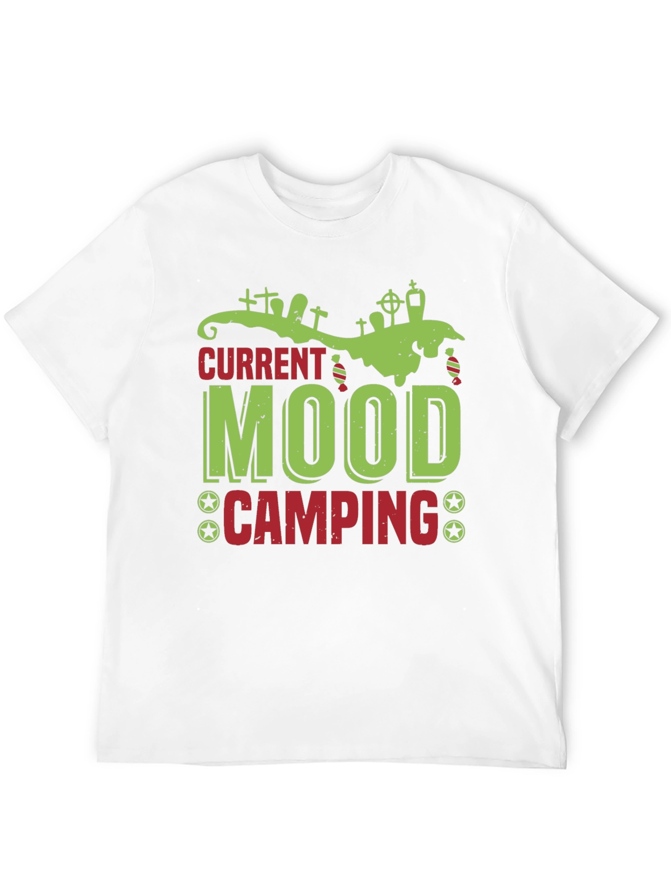 Current Mood Camping T-Shirt Halloween Theme