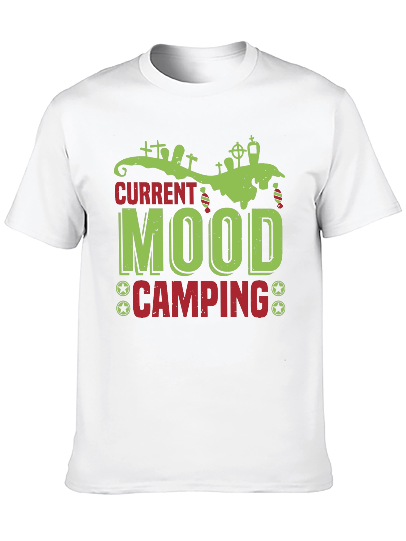 Current Mood Camping T-Shirt Halloween Theme