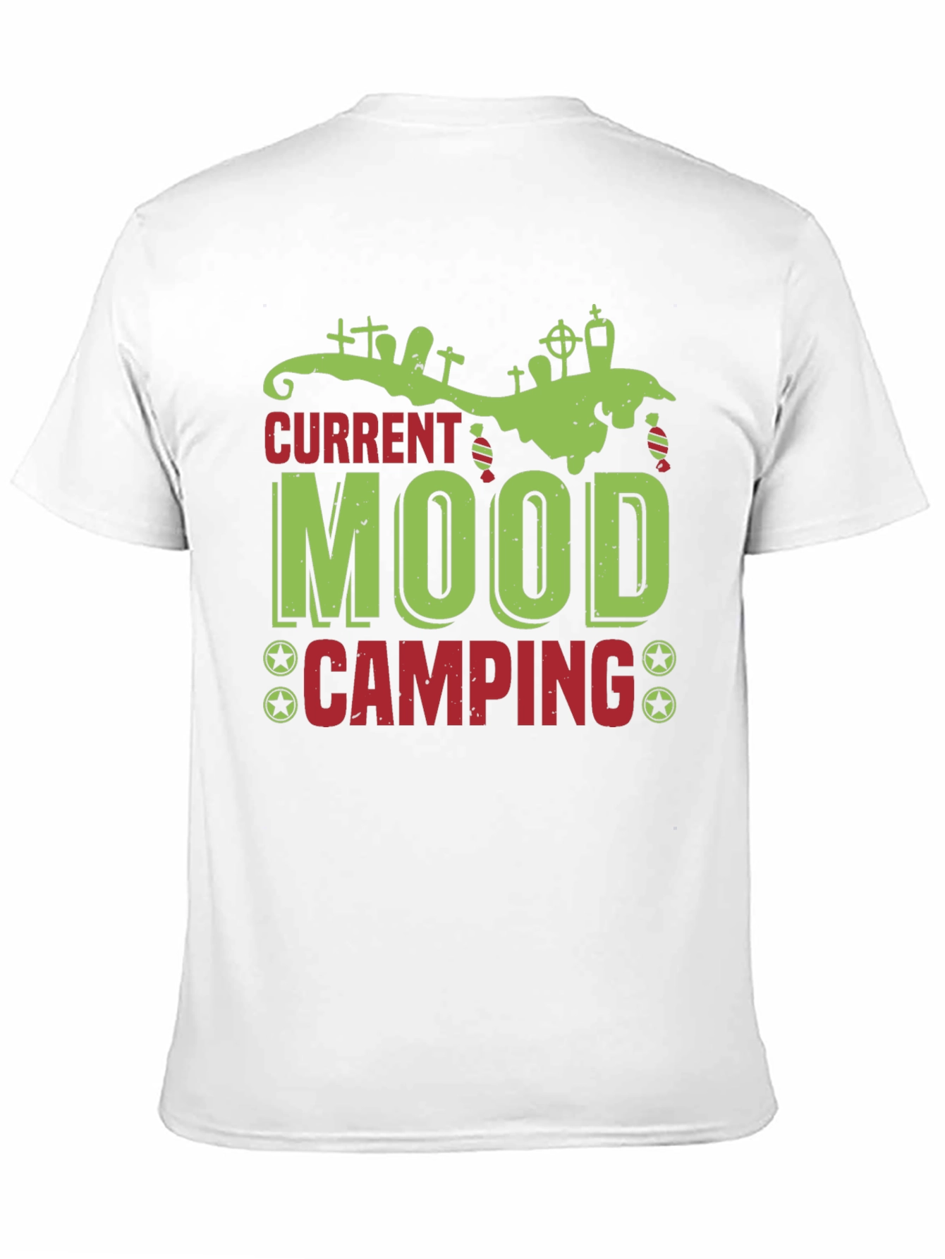 Current Mood Camping T-Shirt Halloween Theme