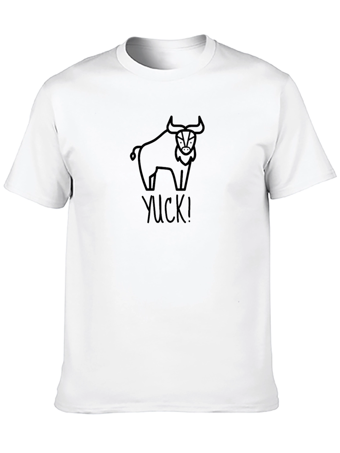 Bull Yuck Graphic Tee - Black Cotton T-Shirt