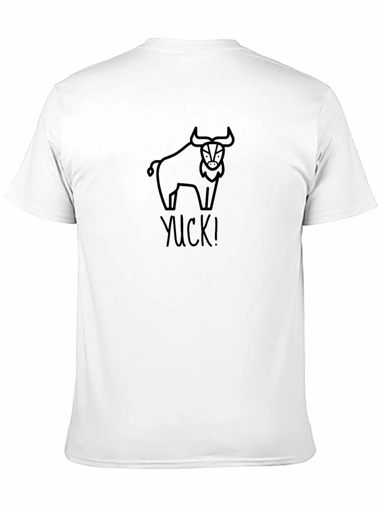 Bull Yuck Graphic Tee - Black Cotton T-Shirt