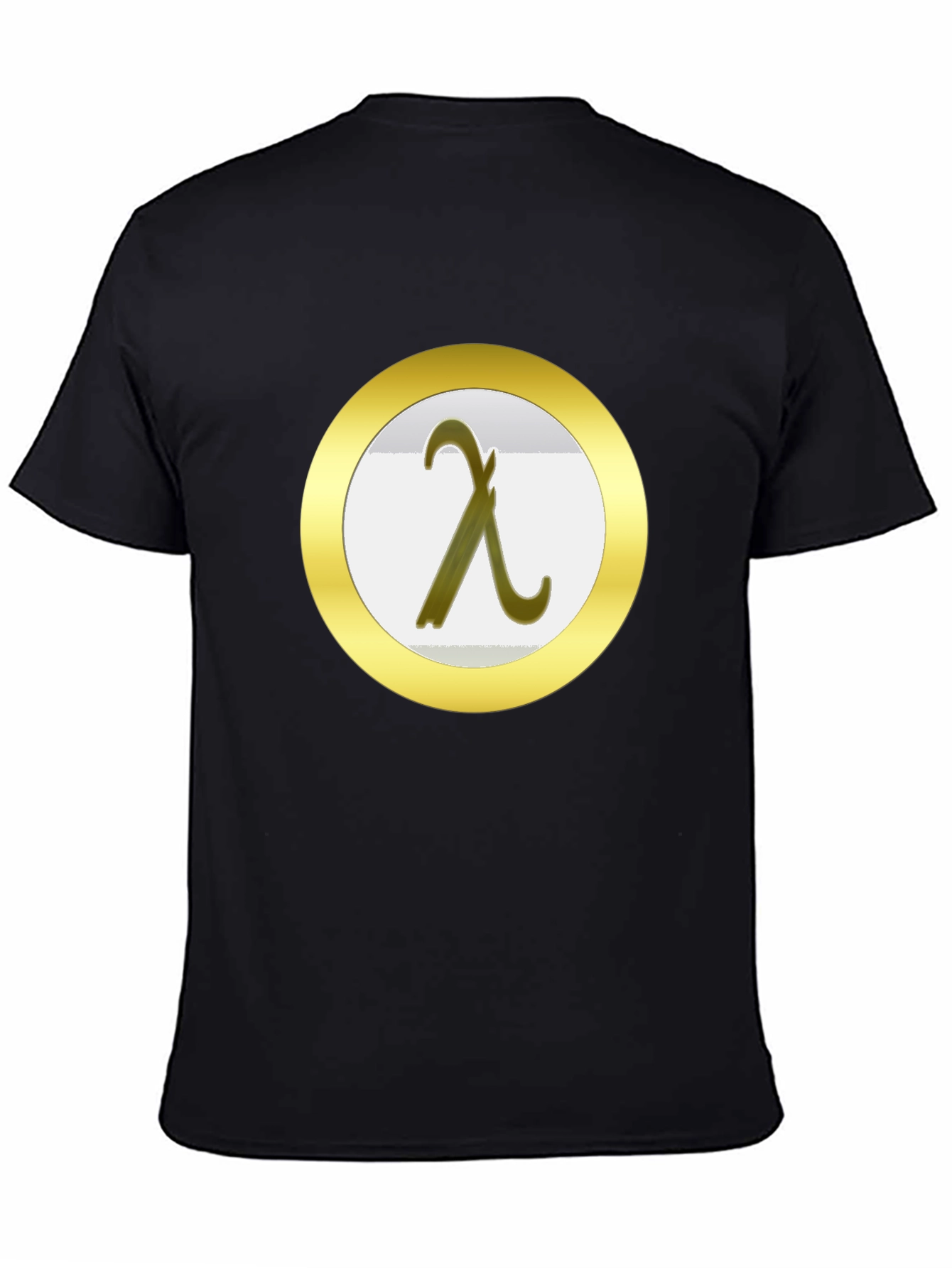 Lambda T-Shirt - Black - Greek Letter