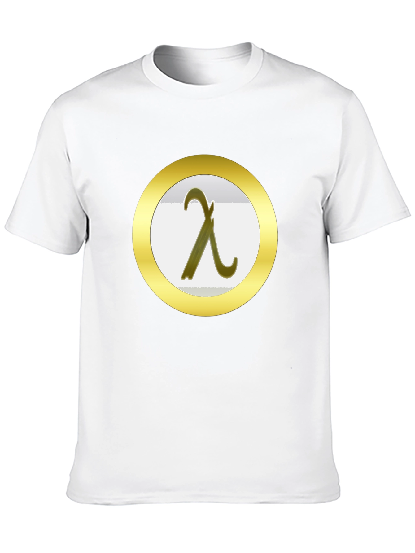 Lambda T-Shirt - Black - Greek Letter