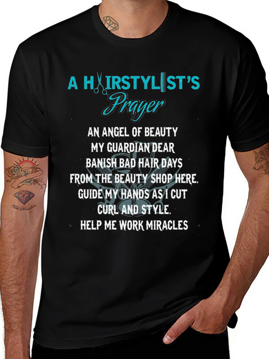 Hairstylists Prayer Graphic T-Shirt
