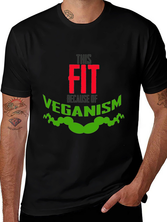 Vegan Fit T-Shirt - Mens Black Tee