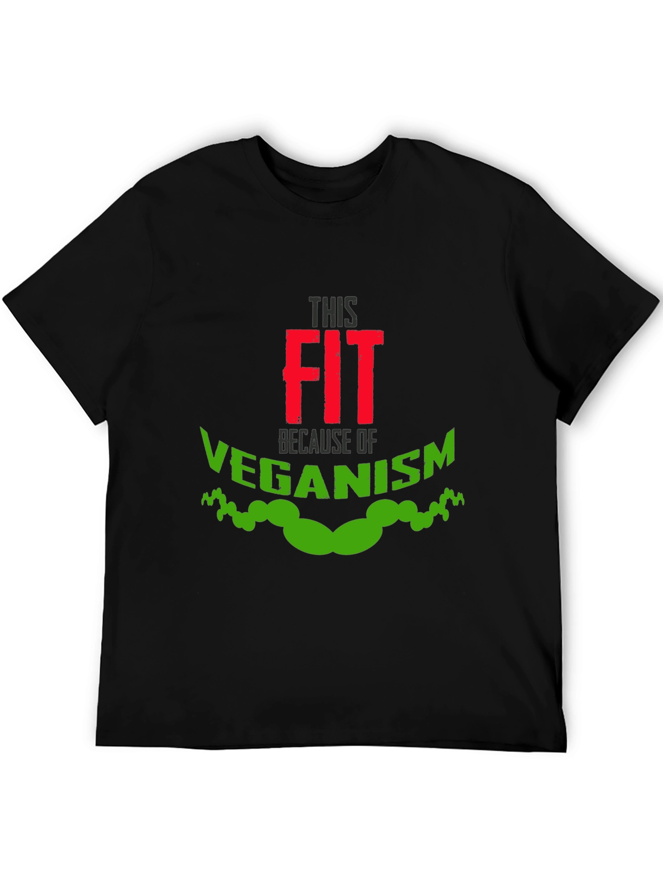 Vegan Fit T-Shirt - Mens Black Tee