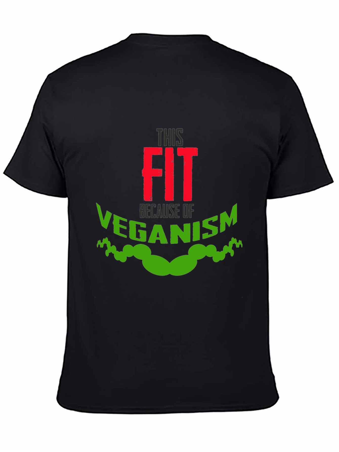 Vegan Fit T-Shirt - Mens Black Tee