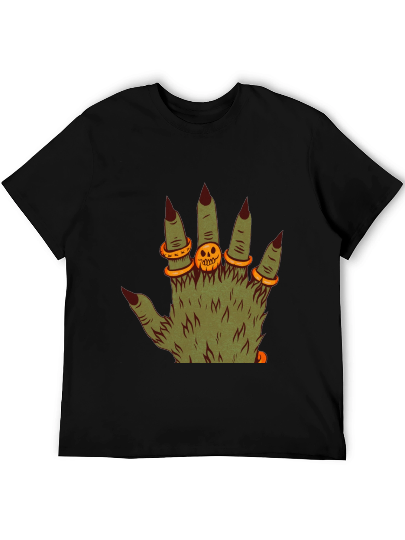 Monster Hand Halloween T-Shirt - Spooky Season Apparel