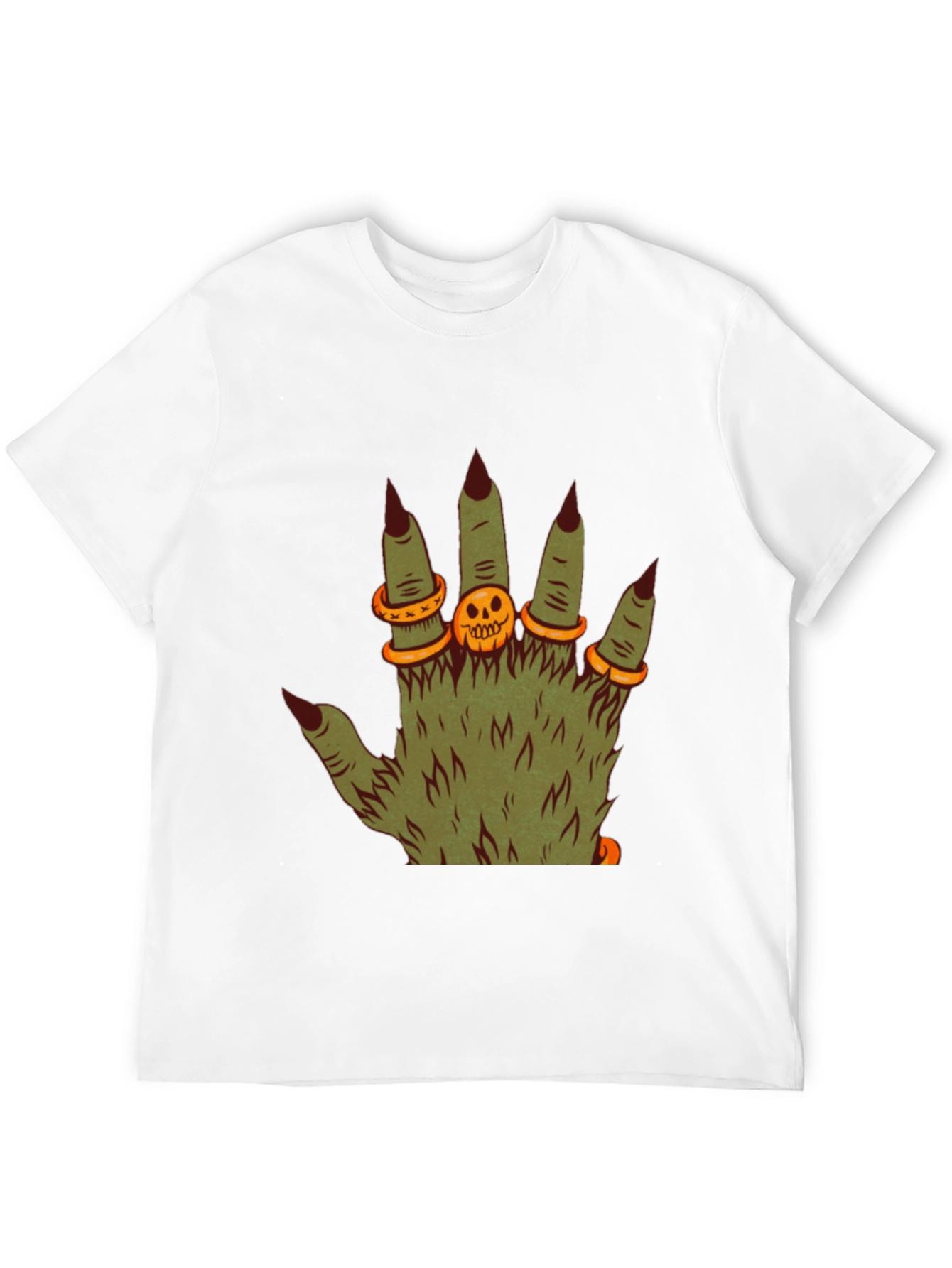 Monster Hand Halloween T-Shirt - Spooky Season Apparel