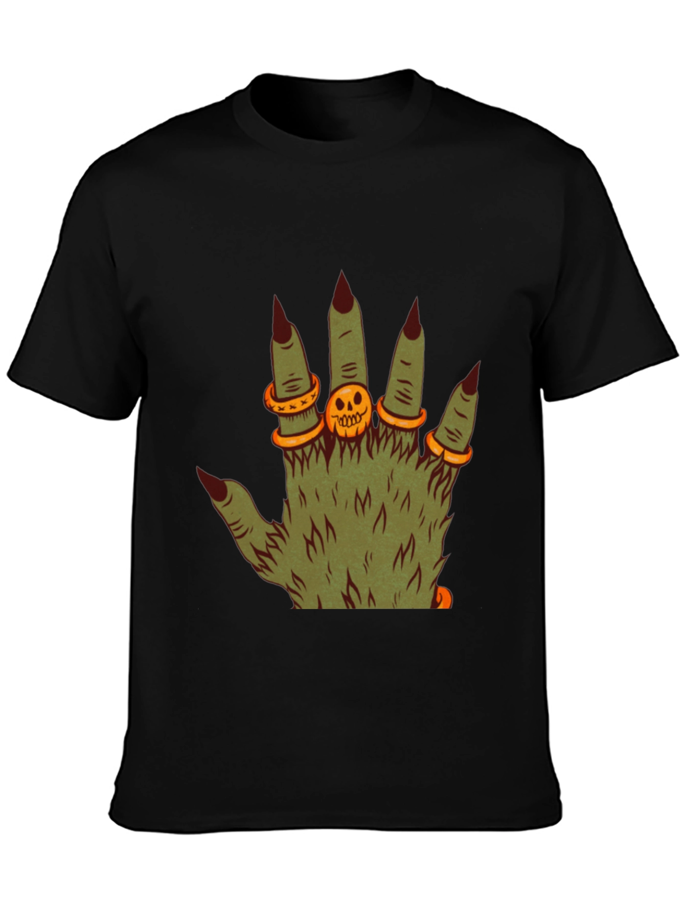 Monster Hand Halloween T-Shirt - Spooky Season Apparel