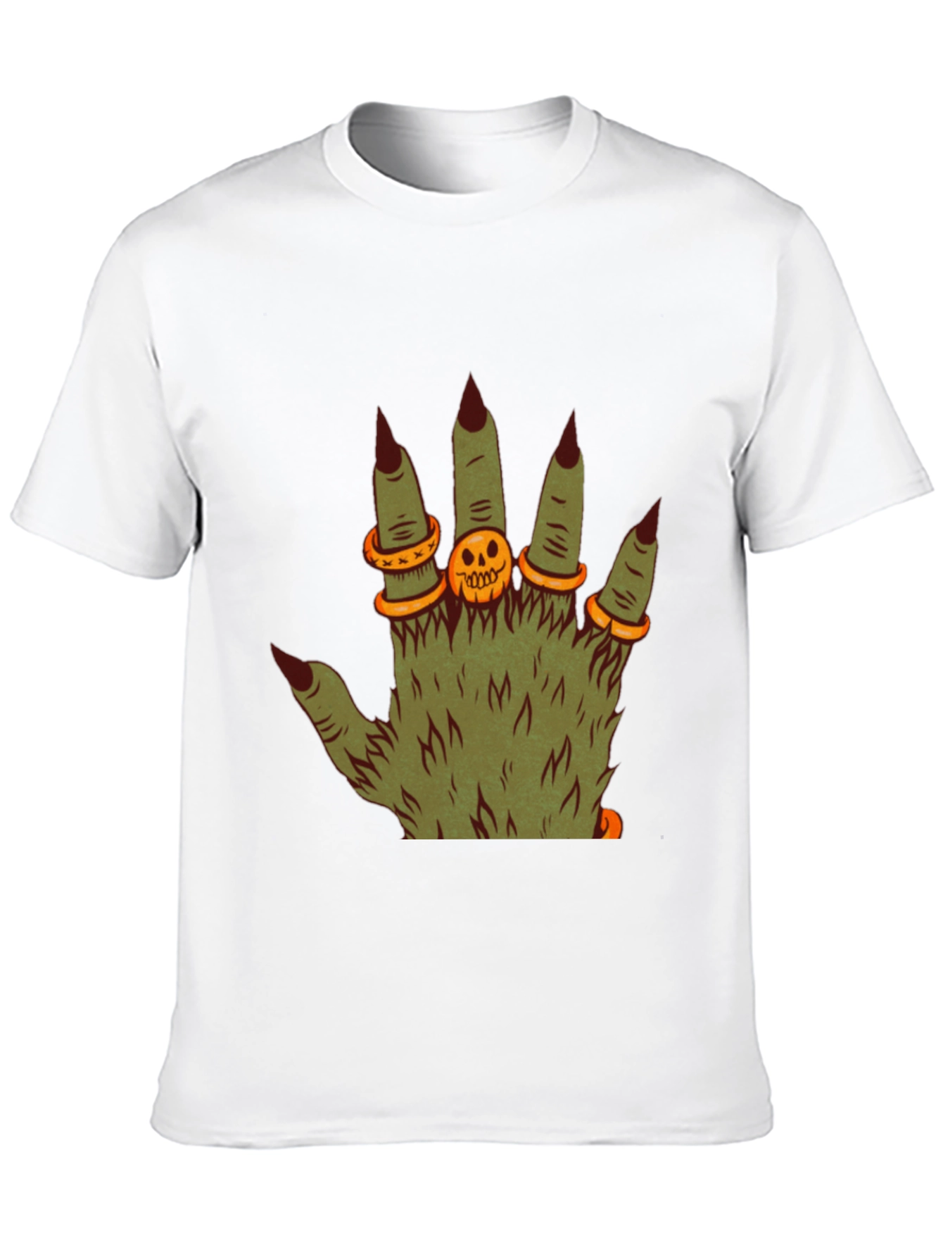 Monster Hand Halloween T-Shirt - Spooky Season Apparel