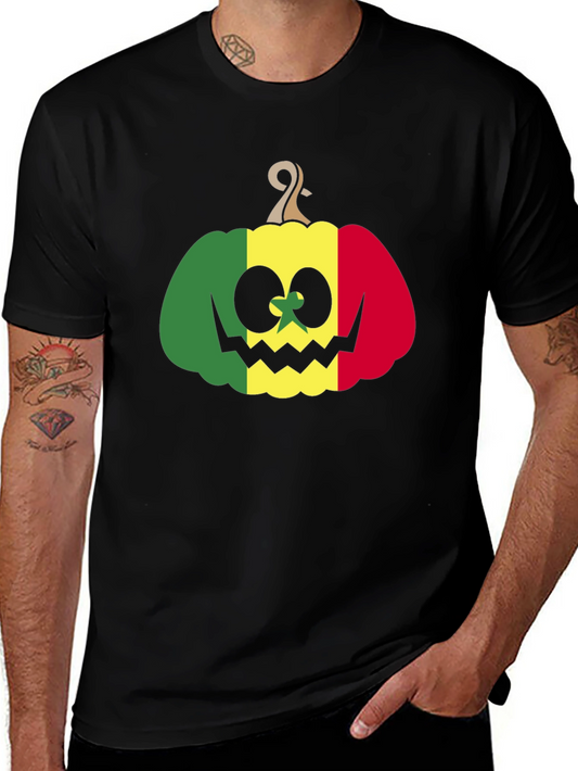 Rasta Pumpkin Halloween T-Shirt