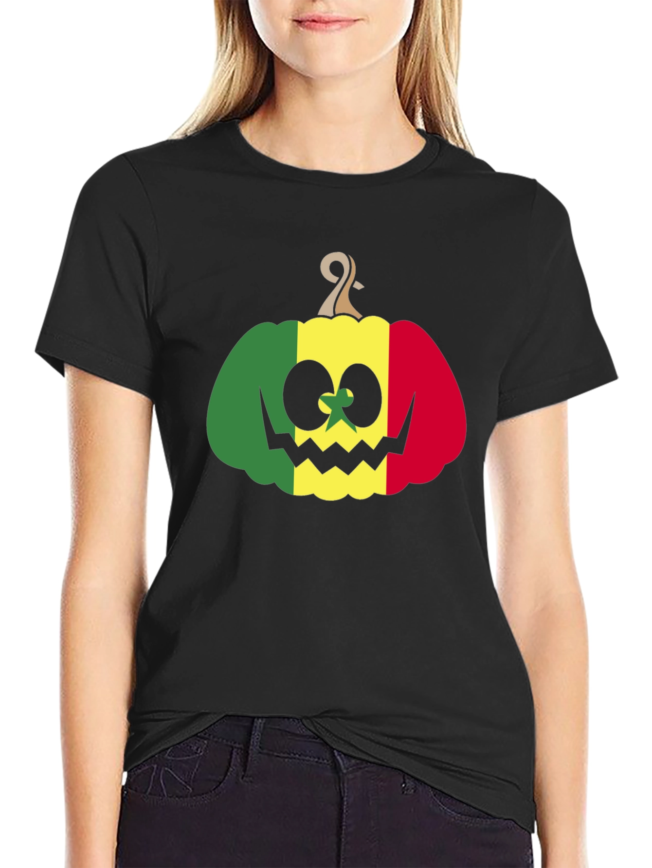 Rasta Pumpkin Halloween T-Shirt