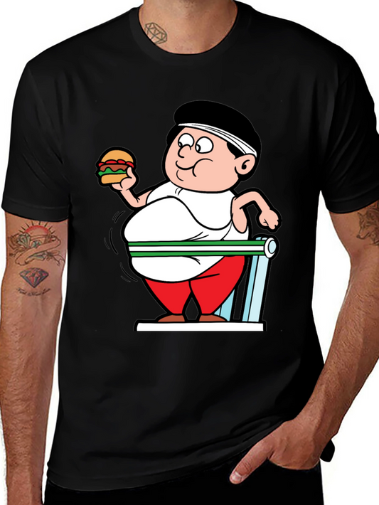 Funny Gym Cartoon T-Shirt
