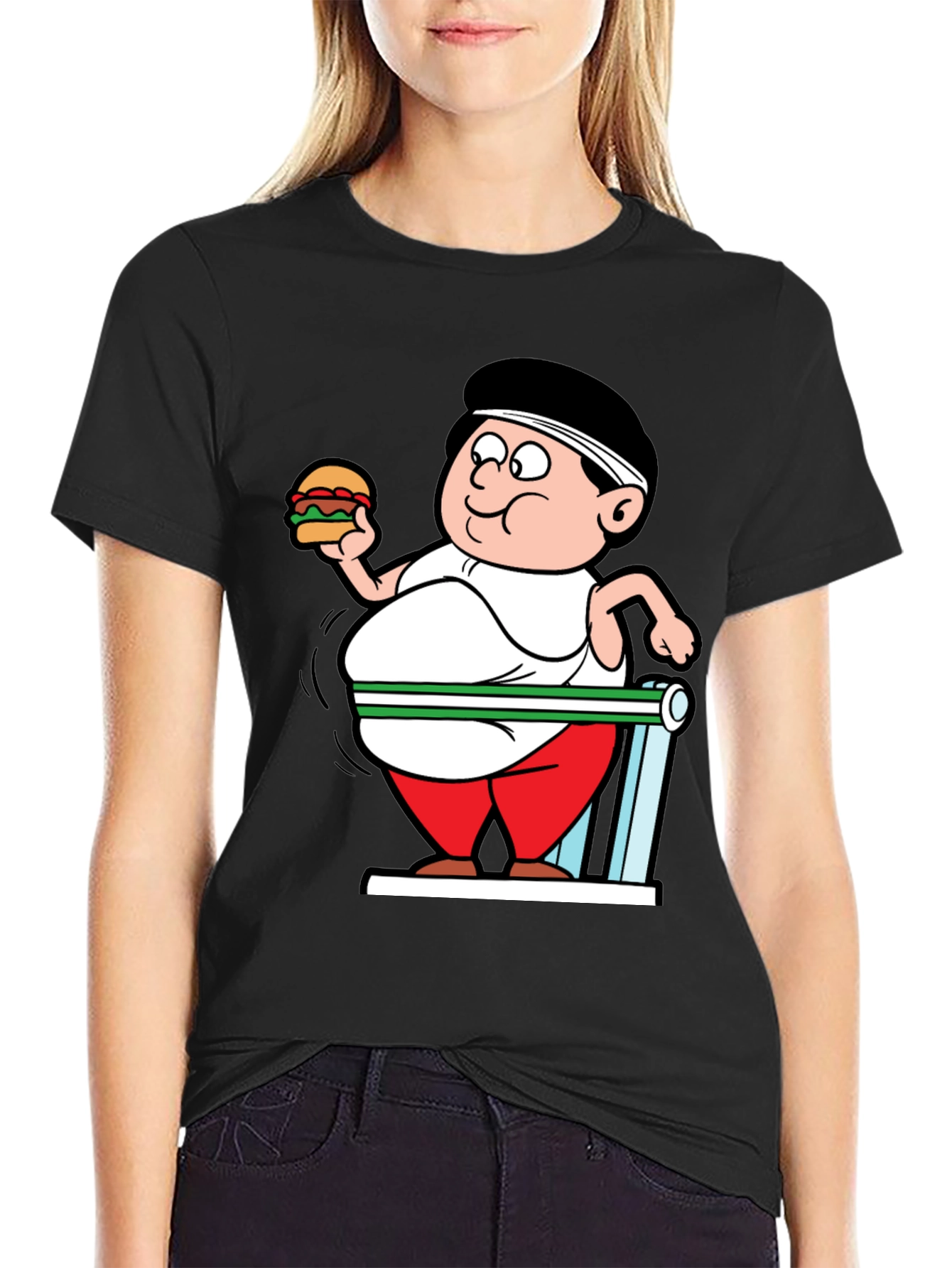 Funny Gym Cartoon T-Shirt
