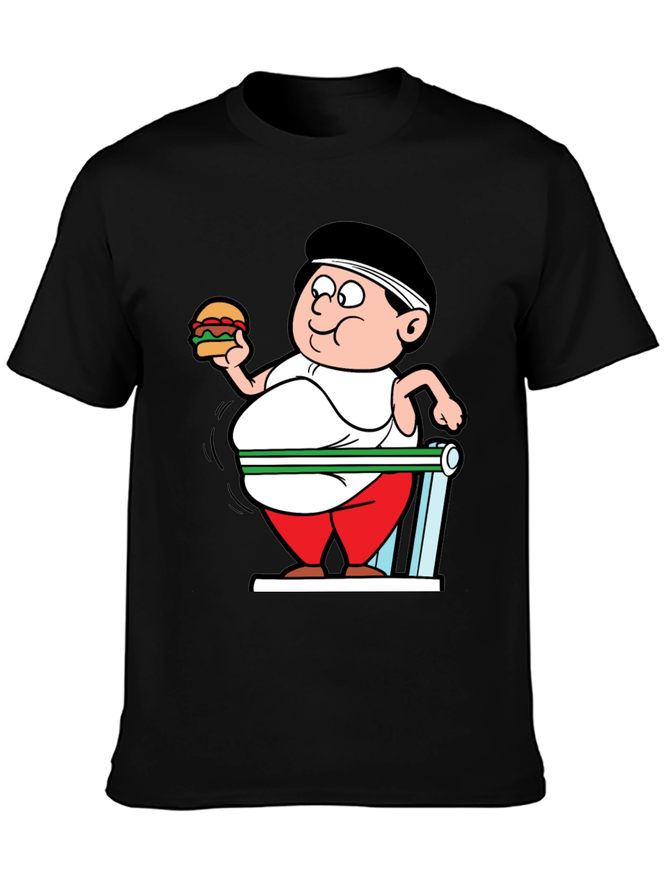Funny Gym Cartoon T-Shirt