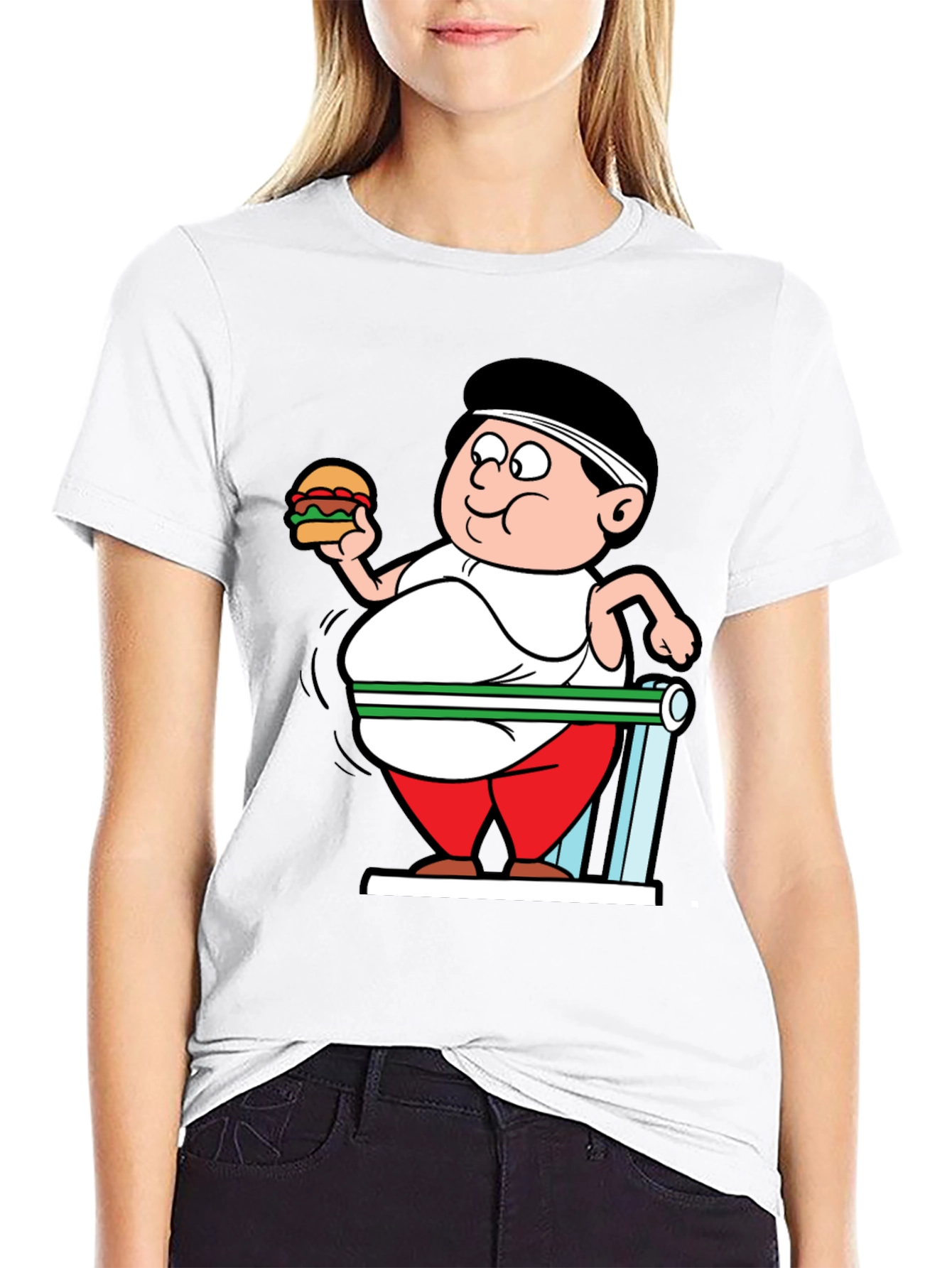 Funny Gym Cartoon T-Shirt