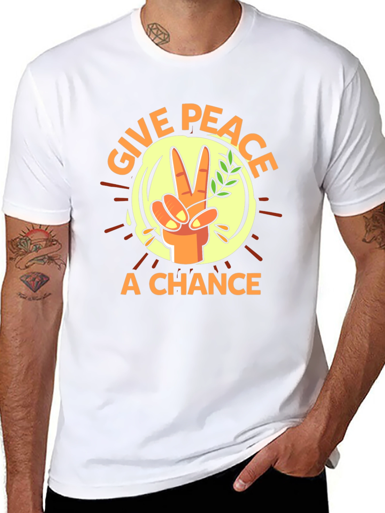 Give Peace a Chance Graphic T-Shirt