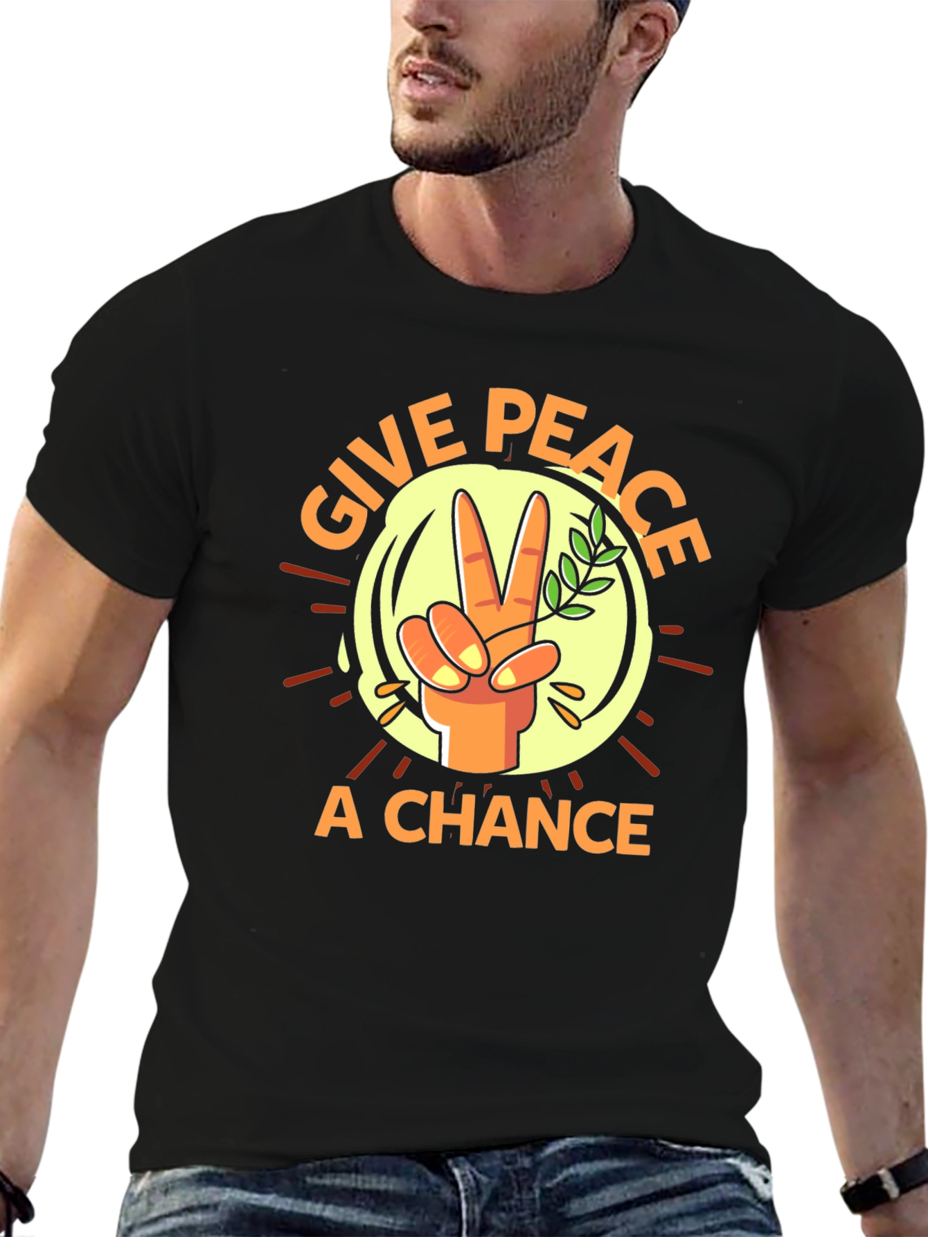 Give Peace a Chance Graphic T-Shirt
