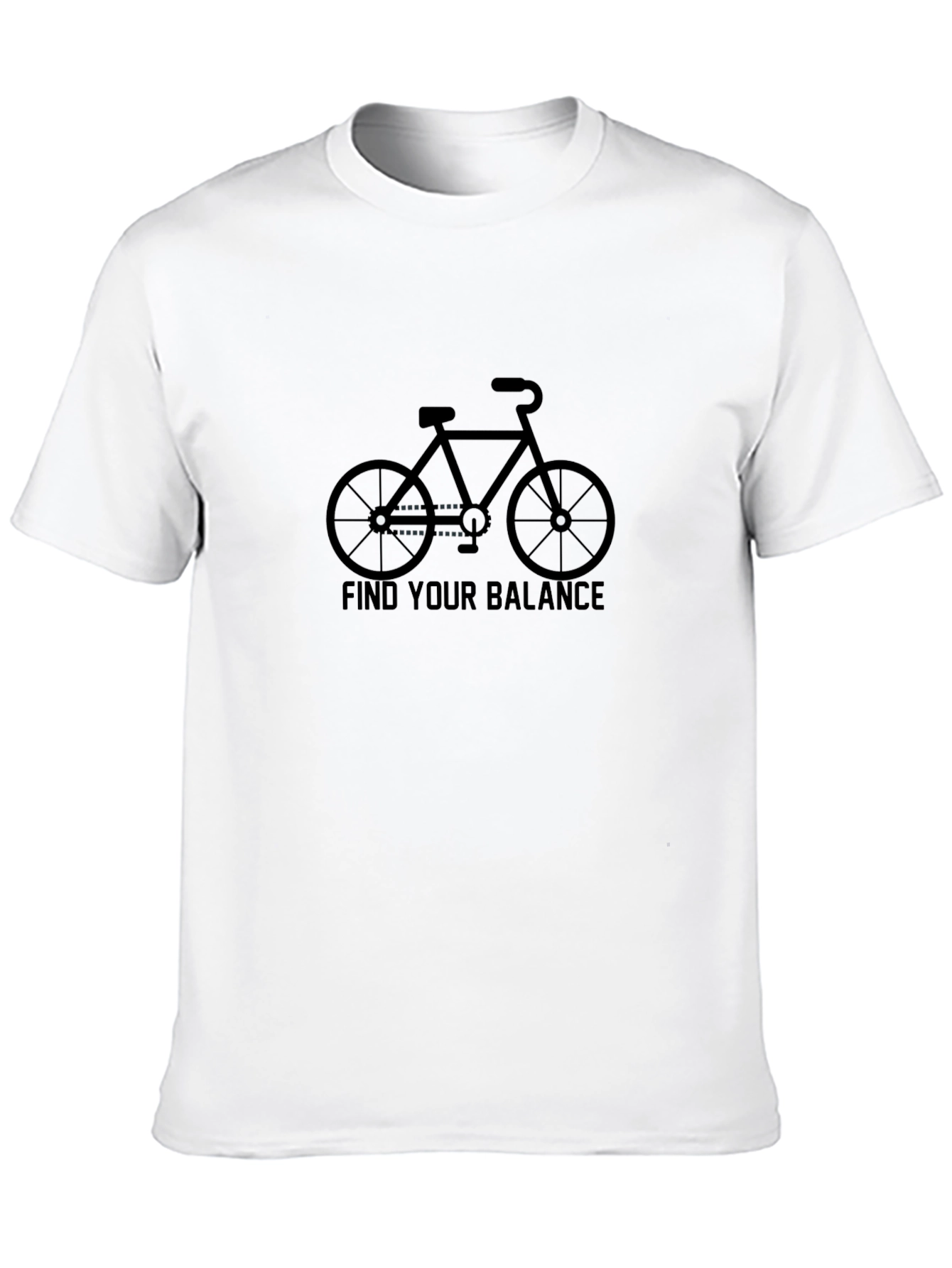 Find Your Balance - Bicycle Graphic T-Shirt