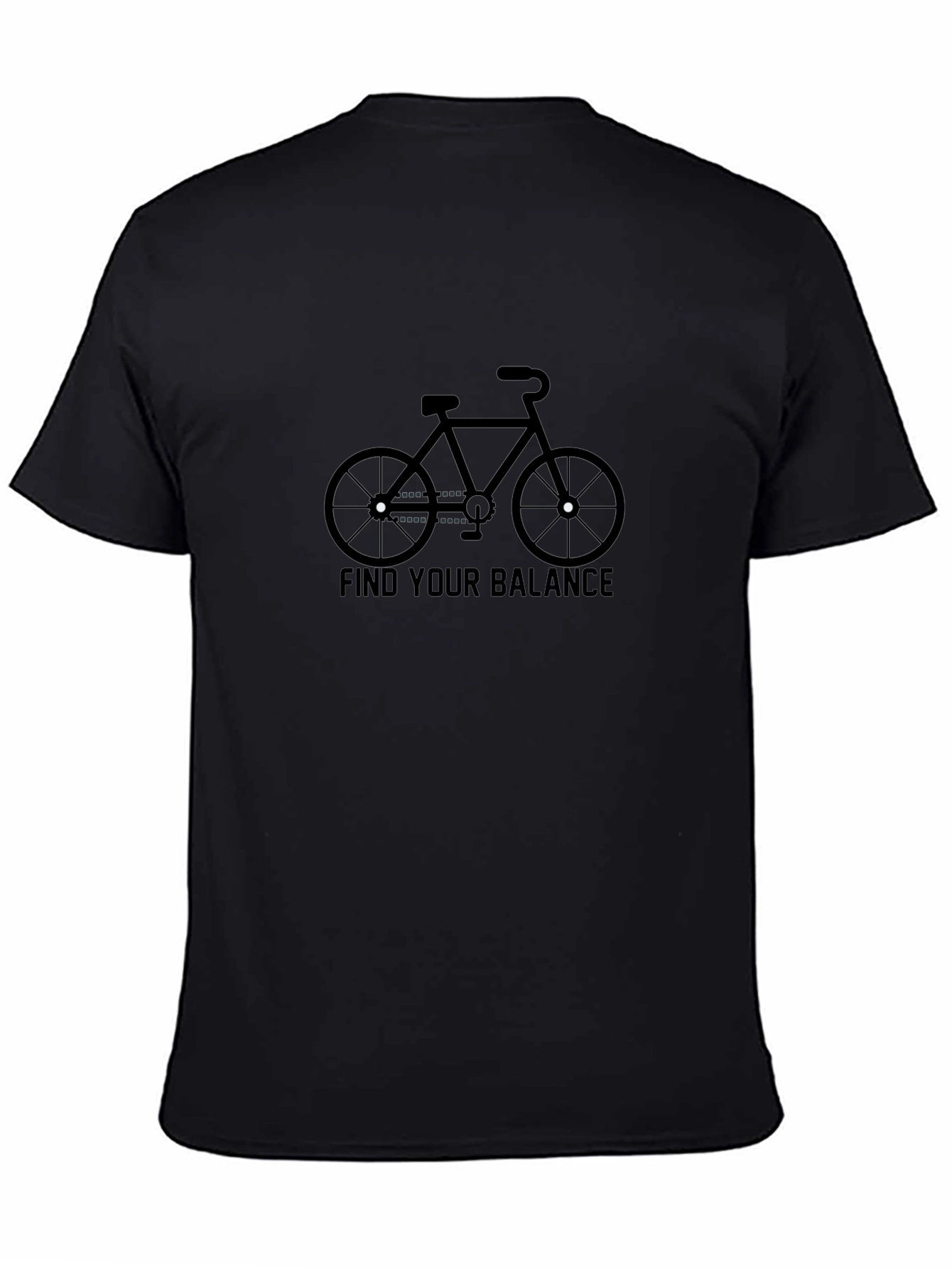 Find Your Balance - Bicycle Graphic T-Shirt