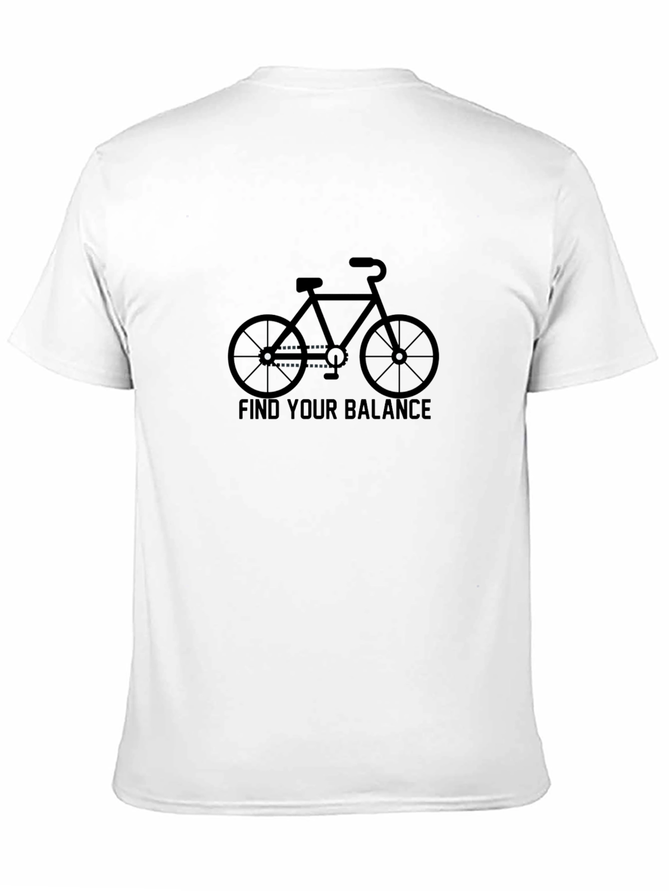 Find Your Balance - Bicycle Graphic T-Shirt
