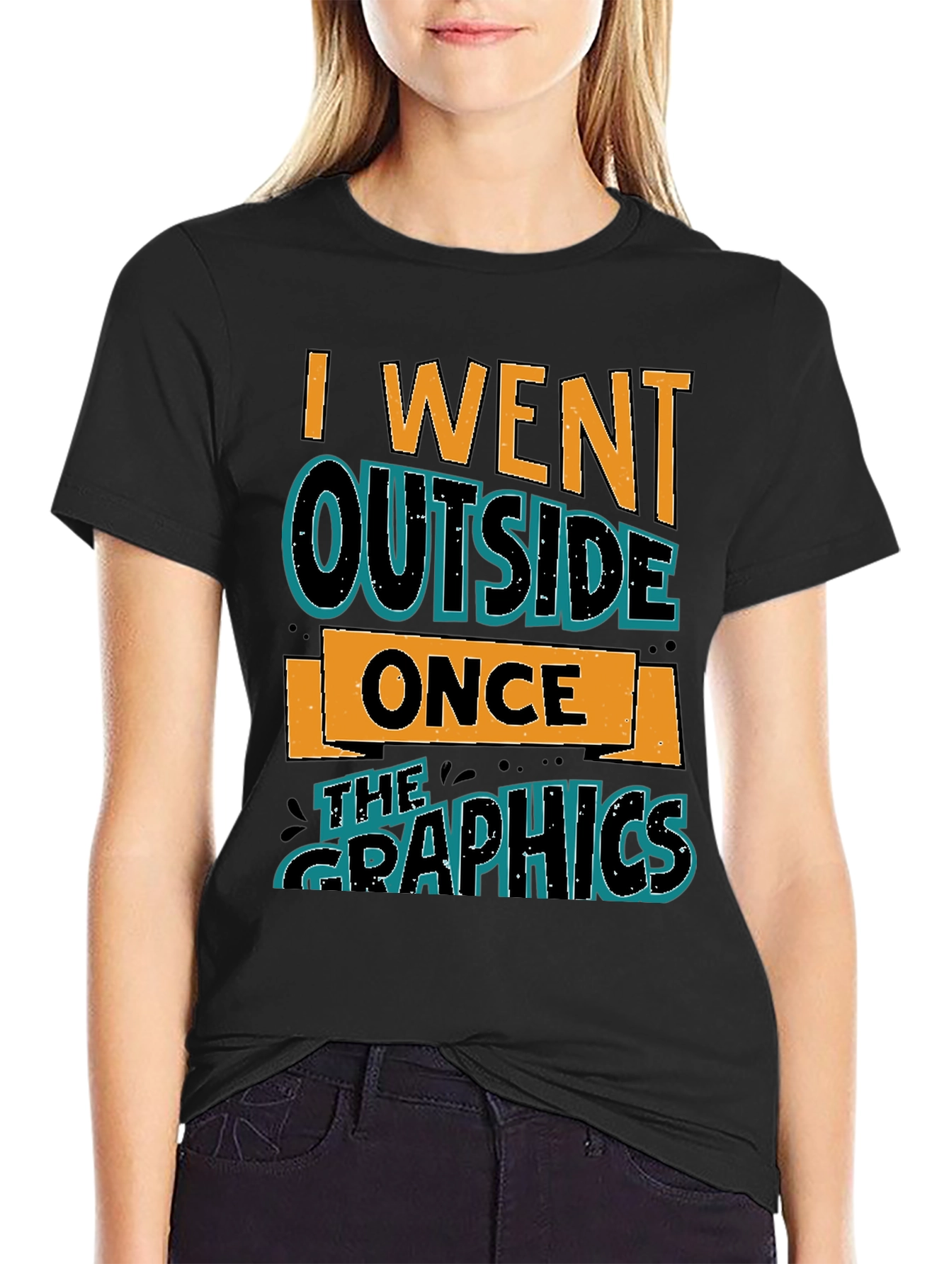 I Went Outside Once Graphic Tee