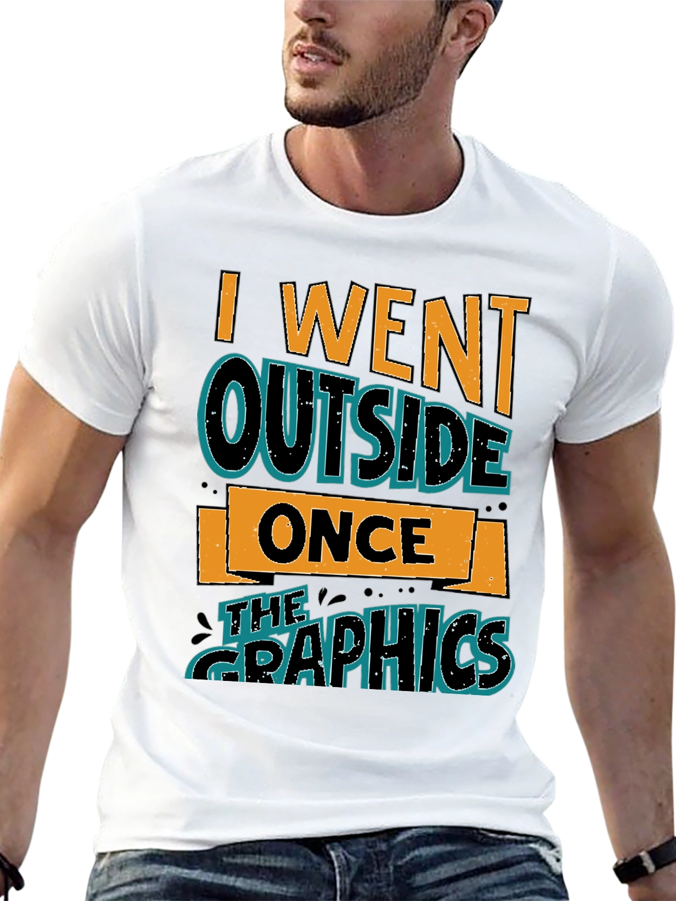 I Went Outside Once Graphic Tee