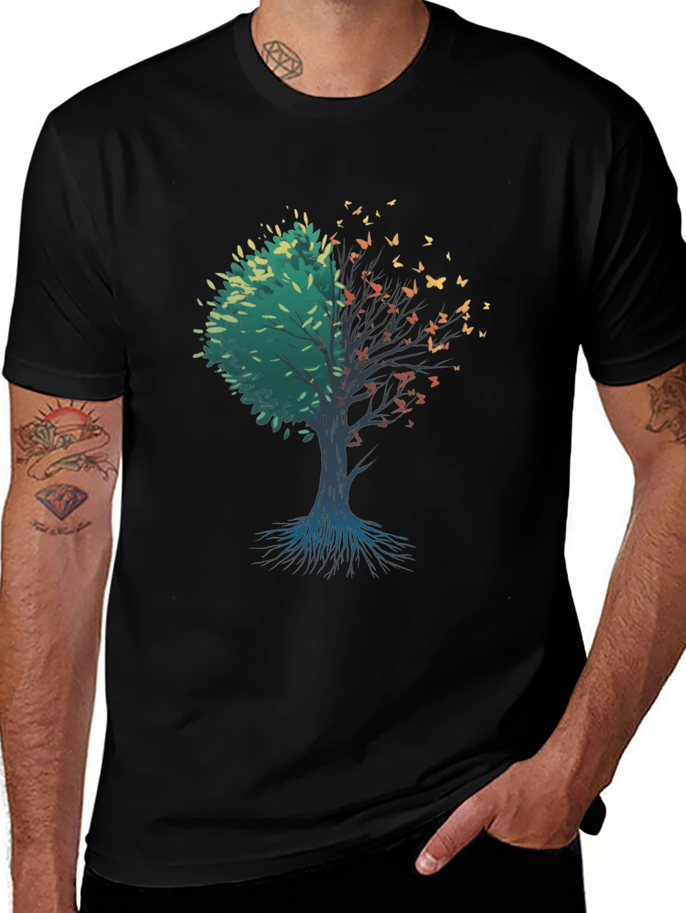 Natures Seasons Tree Graphic Tee