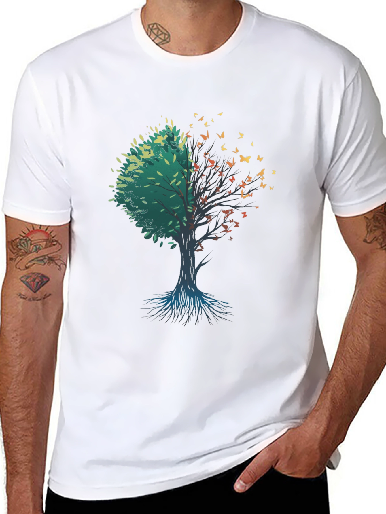 Natures Seasons Tree Graphic Tee