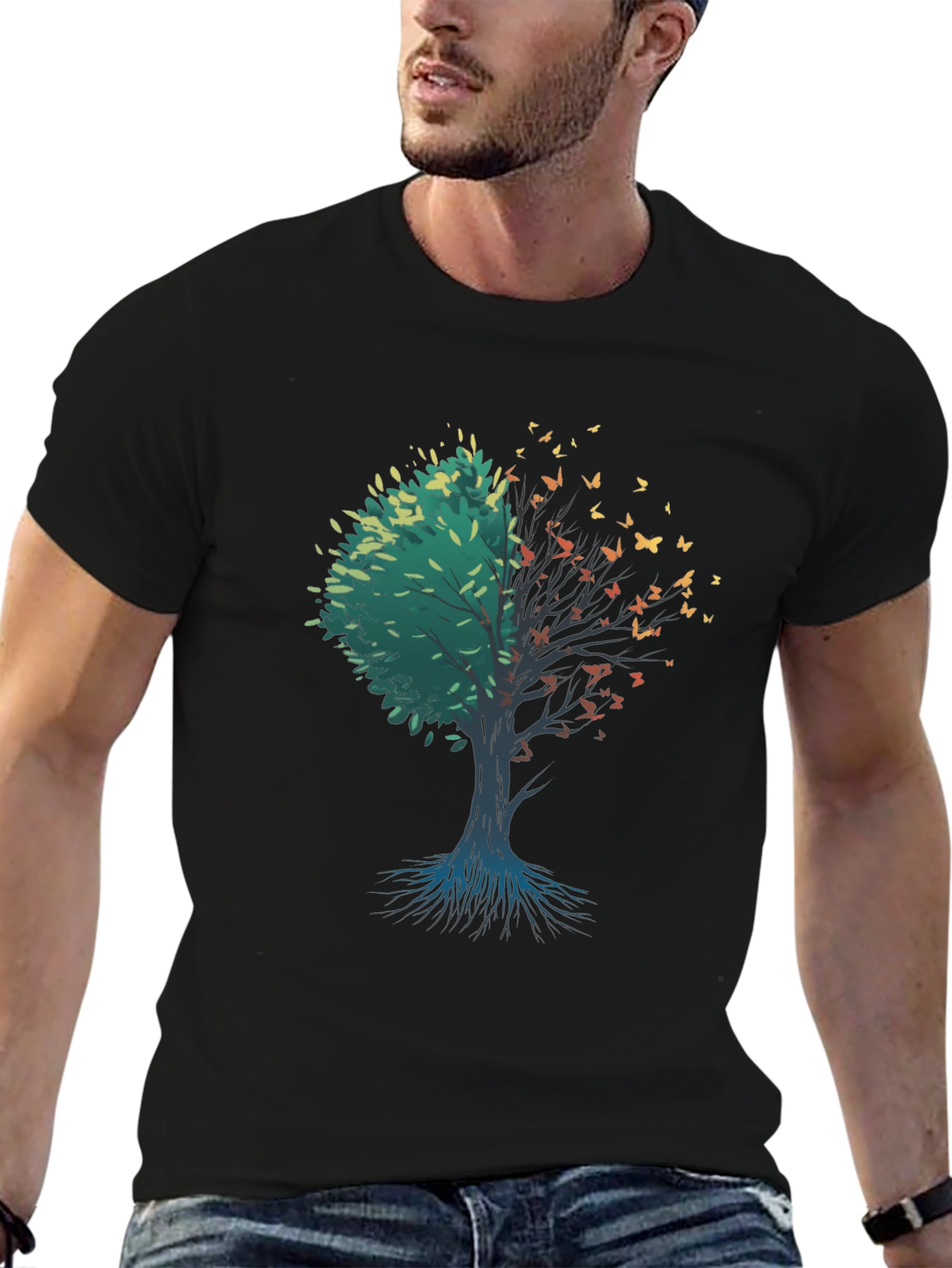 Natures Seasons Tree Graphic Tee