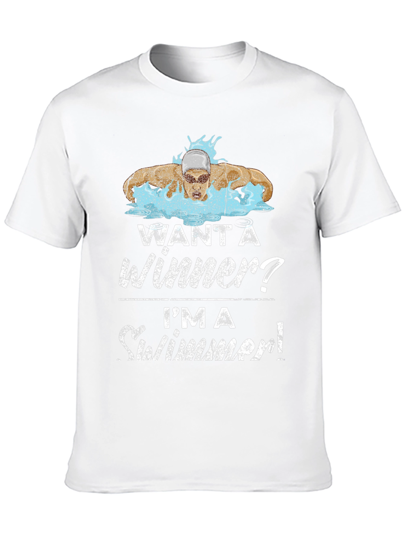 Want a Winner? Swimmer Graphic Tee