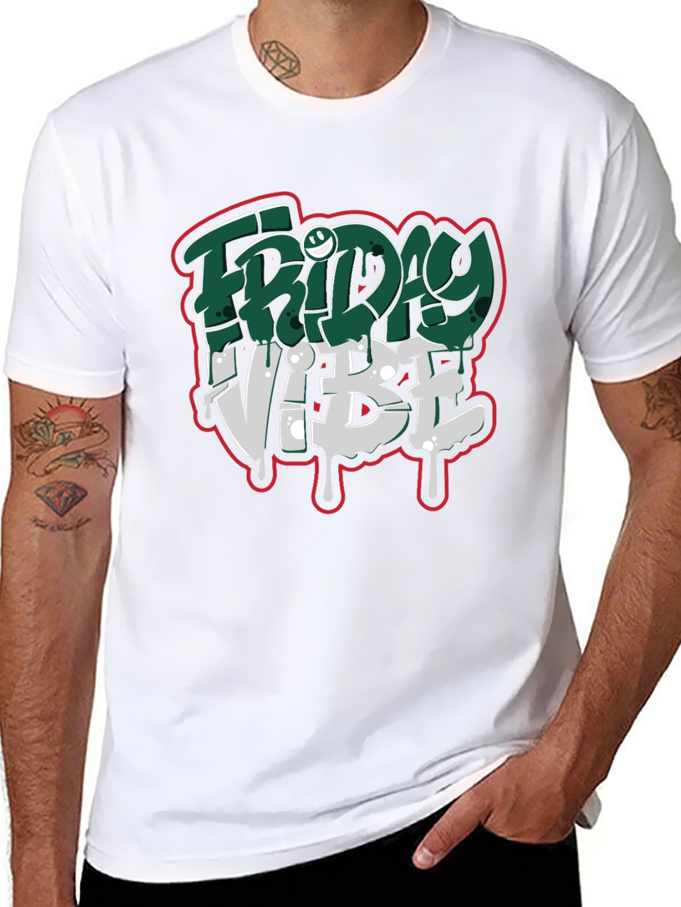 Friday Vibe Graphic T-Shirt - Urban Style Tee