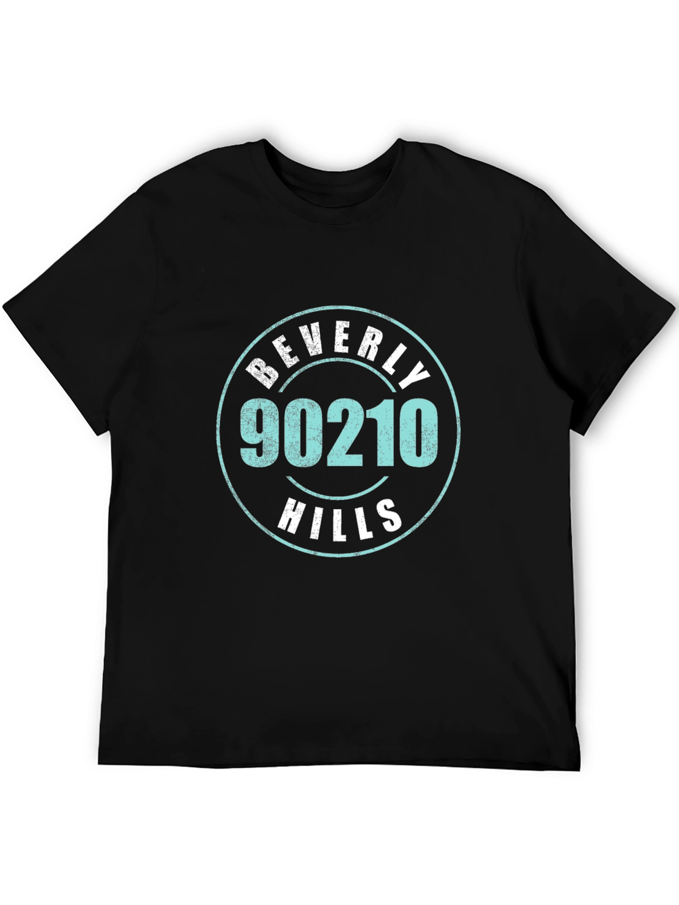 Beverly Hills 90210 Graphic T-Shirt - Classic Black Tee